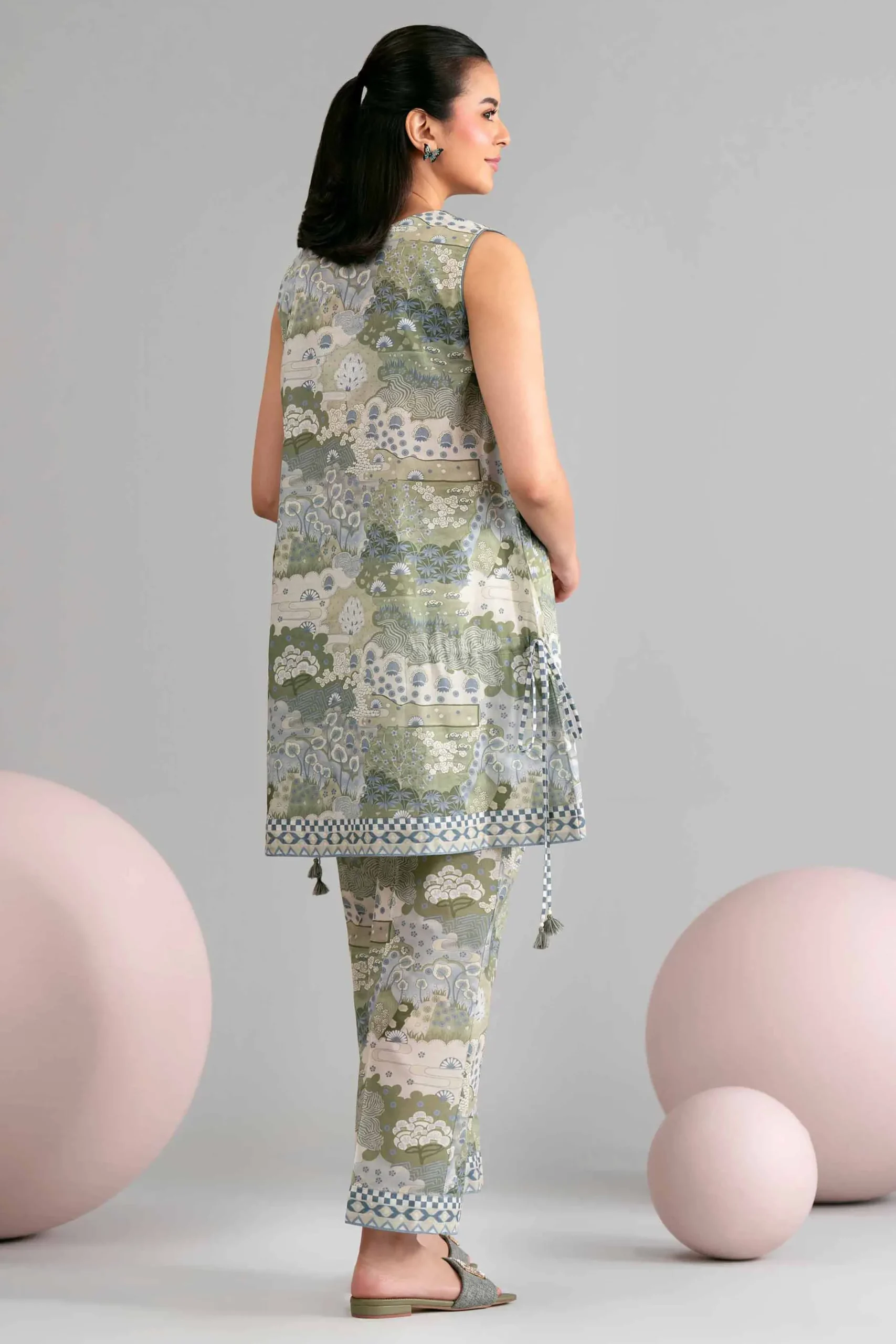 1 Piece - Printed Loose Fabric - 42602462