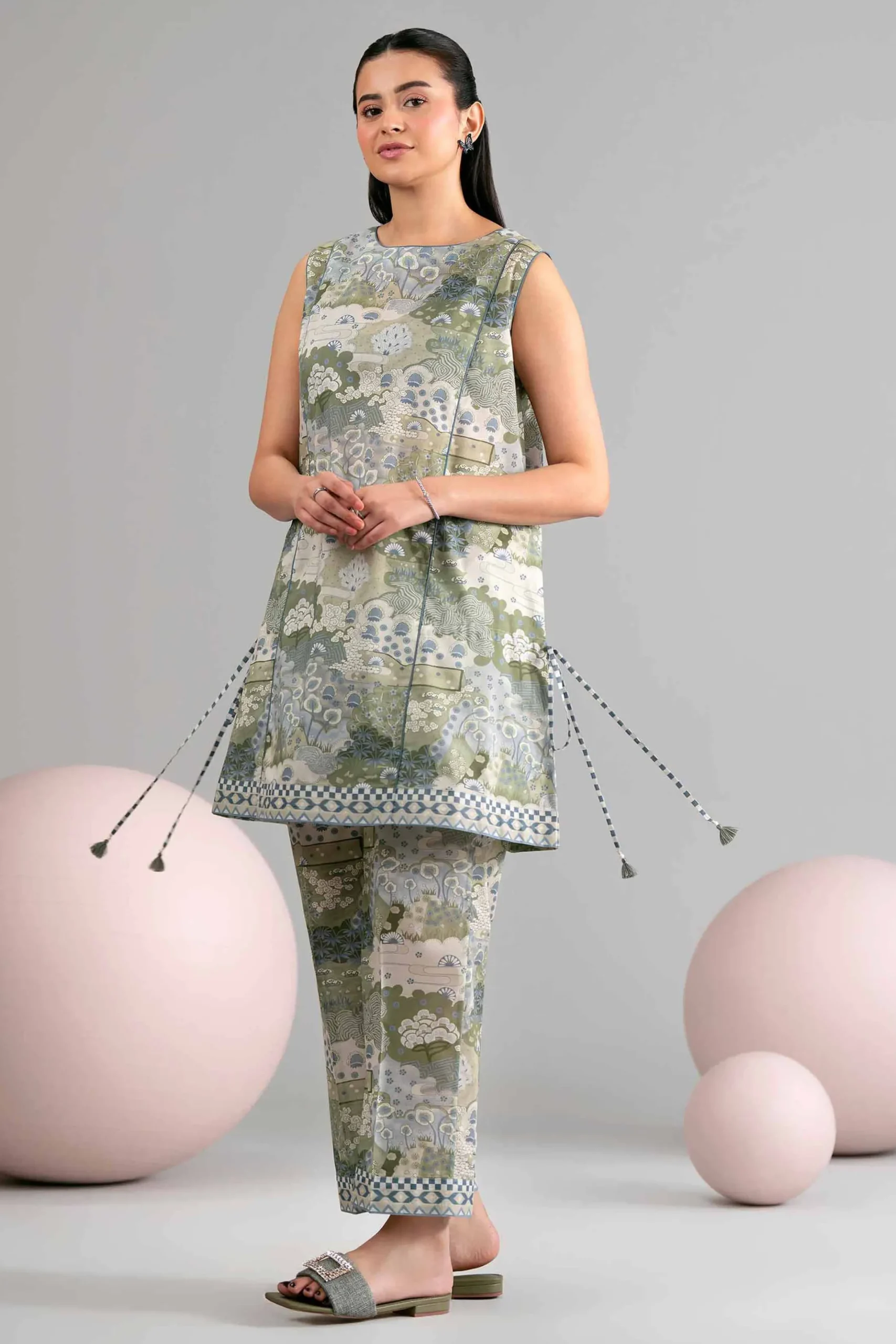 1 Piece - Printed Loose Fabric - 42602462