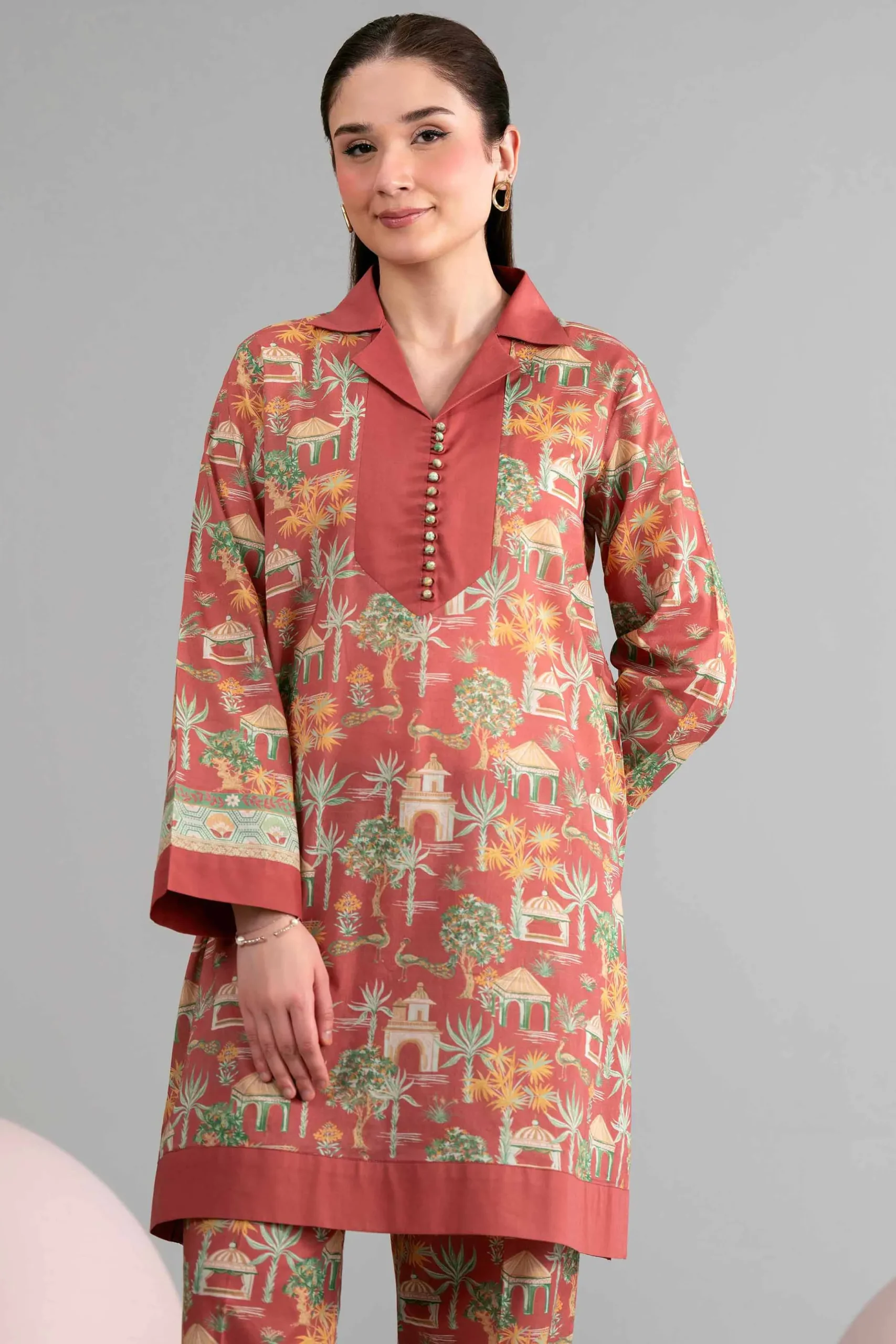 1 Piece - Printed Loose Fabric - 42602456