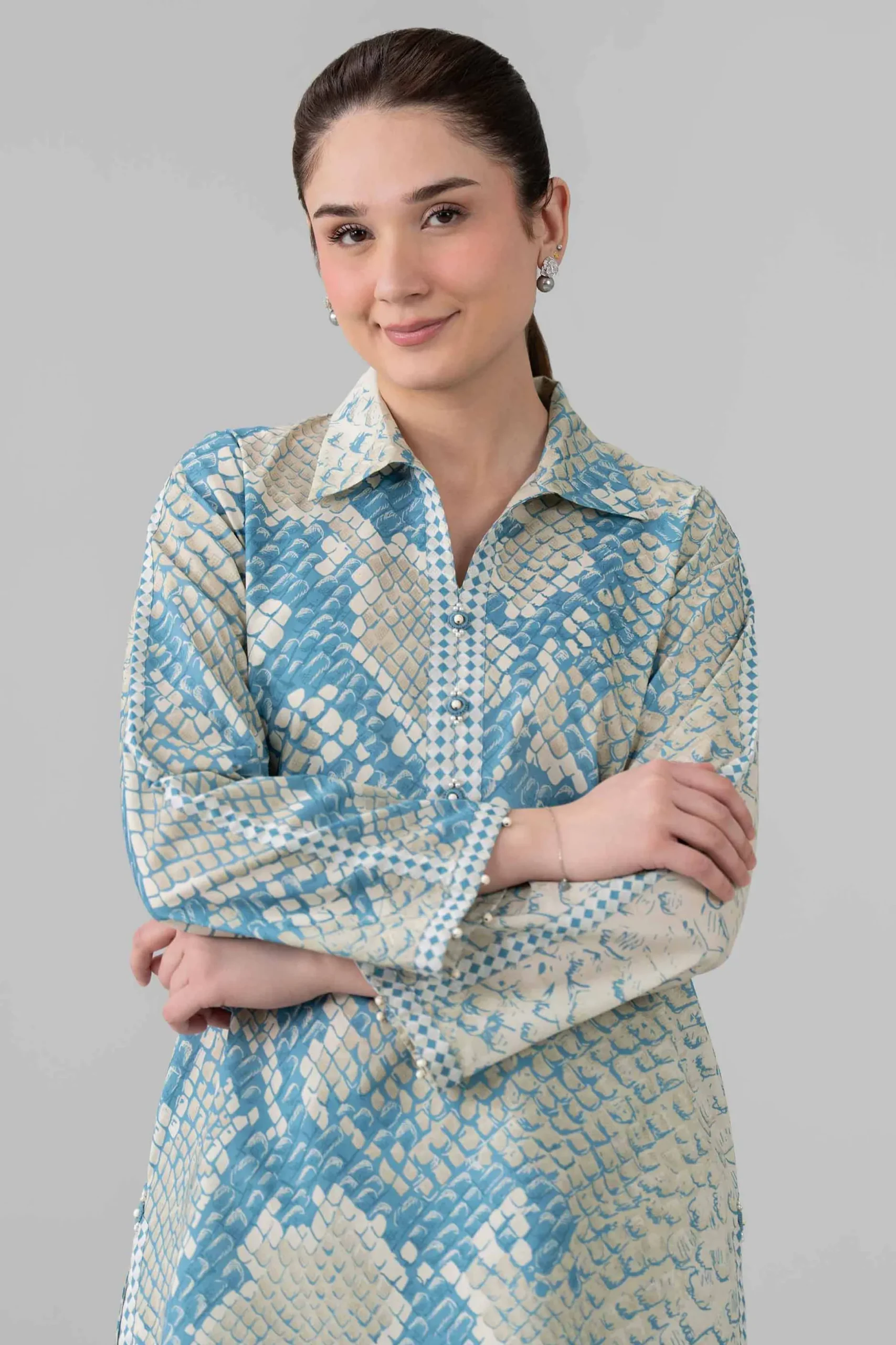 1 Piece - Printed Loose Fabric - 42602499