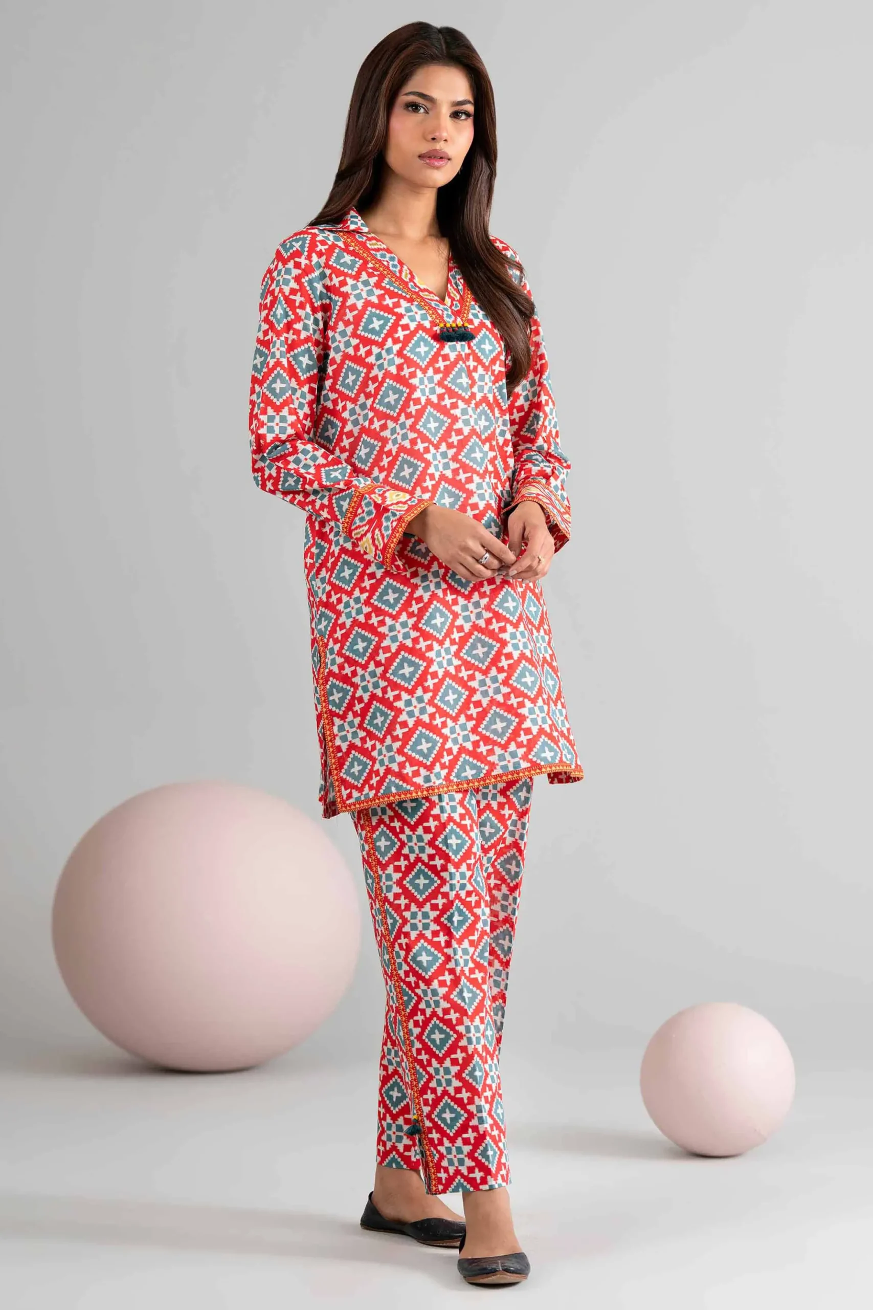 1 Piece - Printed Loose Fabric - 42602490