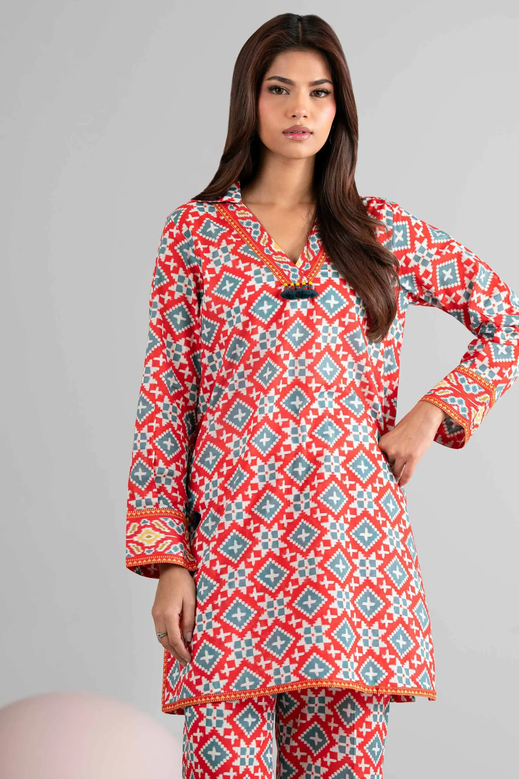 1 Piece - Printed Loose Fabric - 42602490