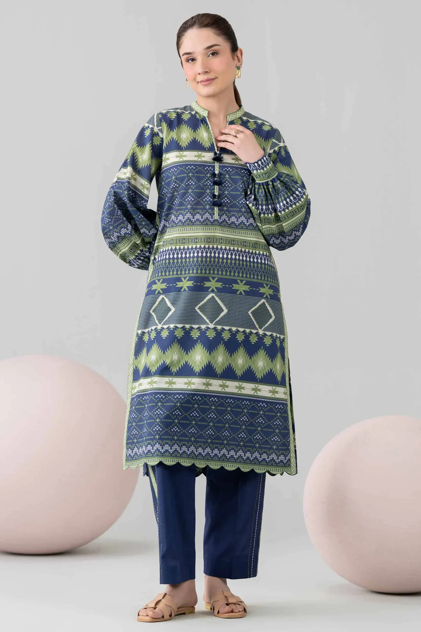 1 Piece - Printed Loose Fabric - 42602497