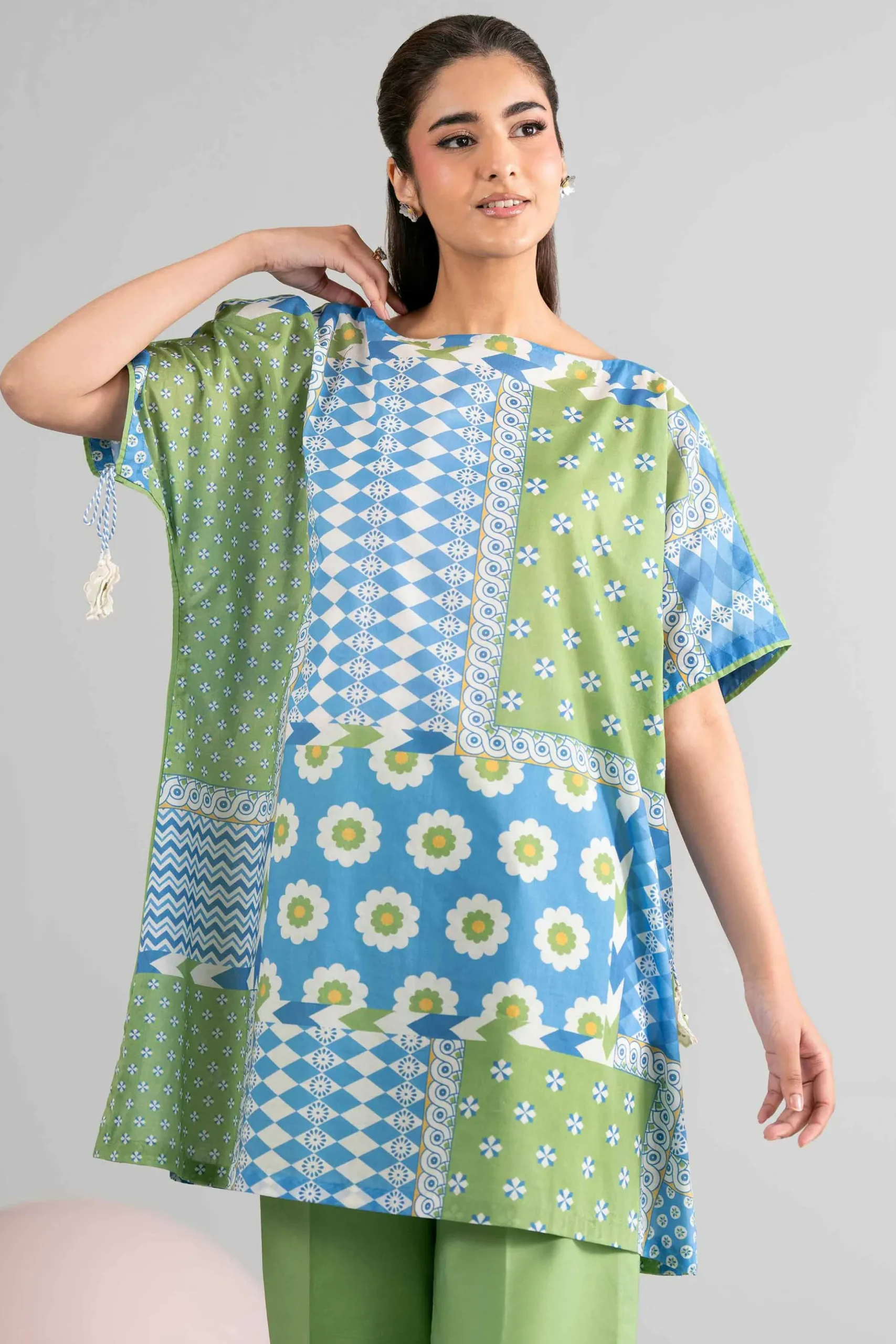 1 Piece - Printed Loose Fabric - 42602492