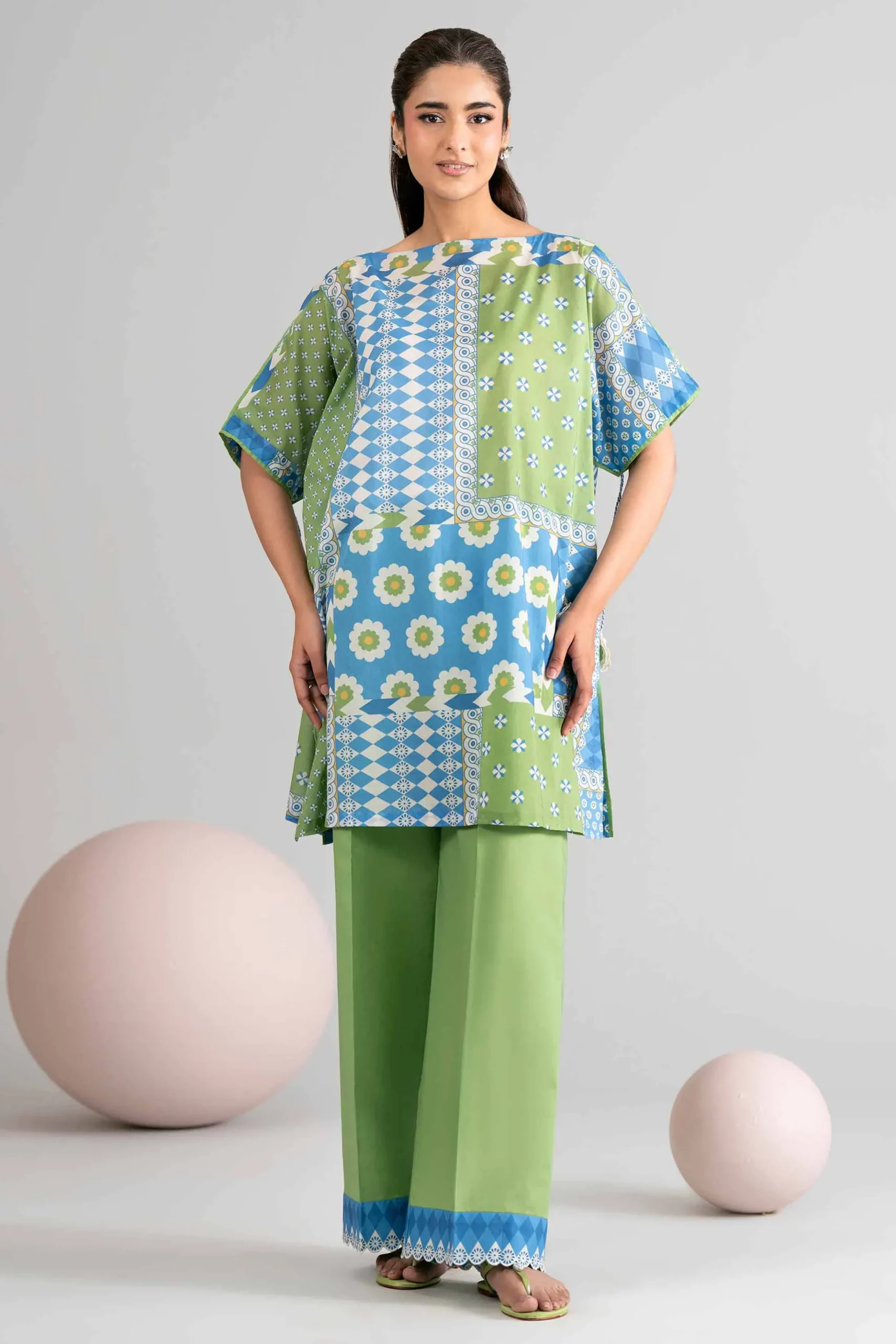 1 Piece - Printed Loose Fabric - 42602492