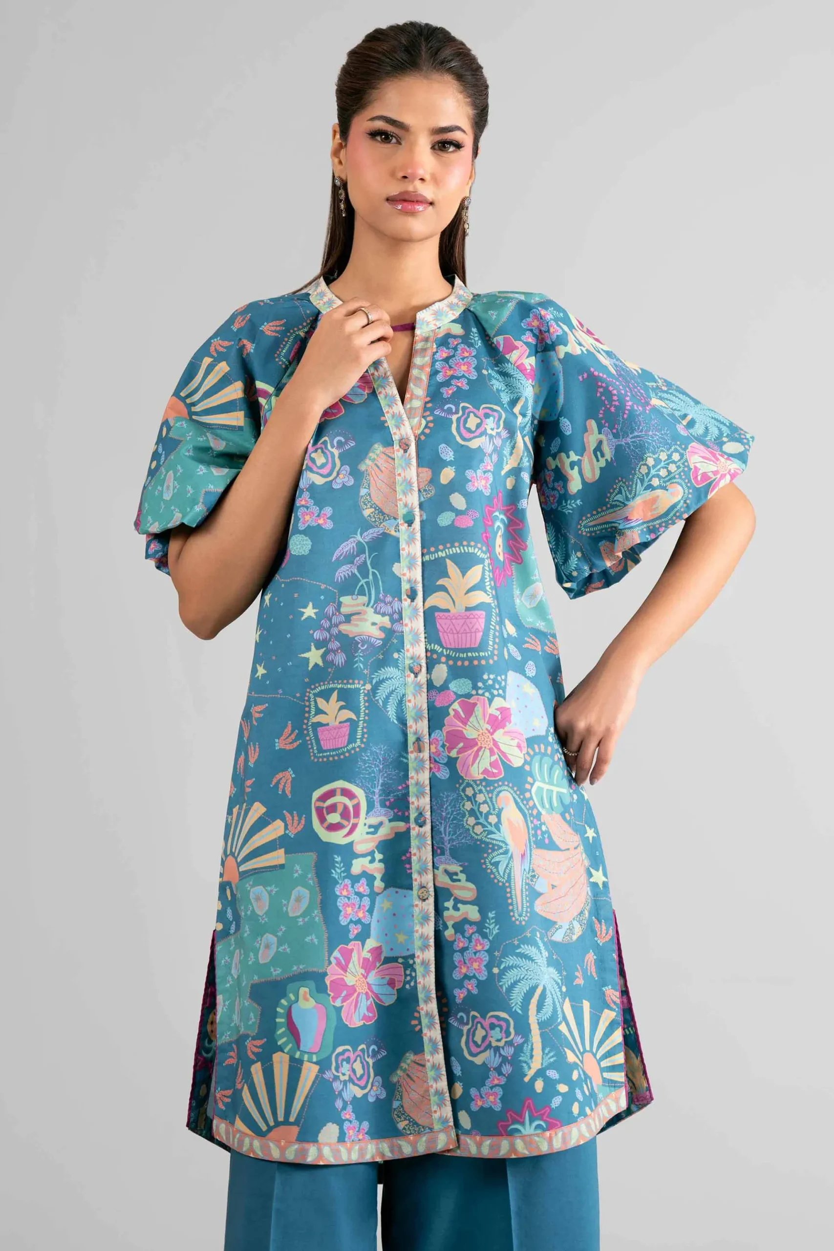 1 Piece - Printed Loose Fabric - 42602485