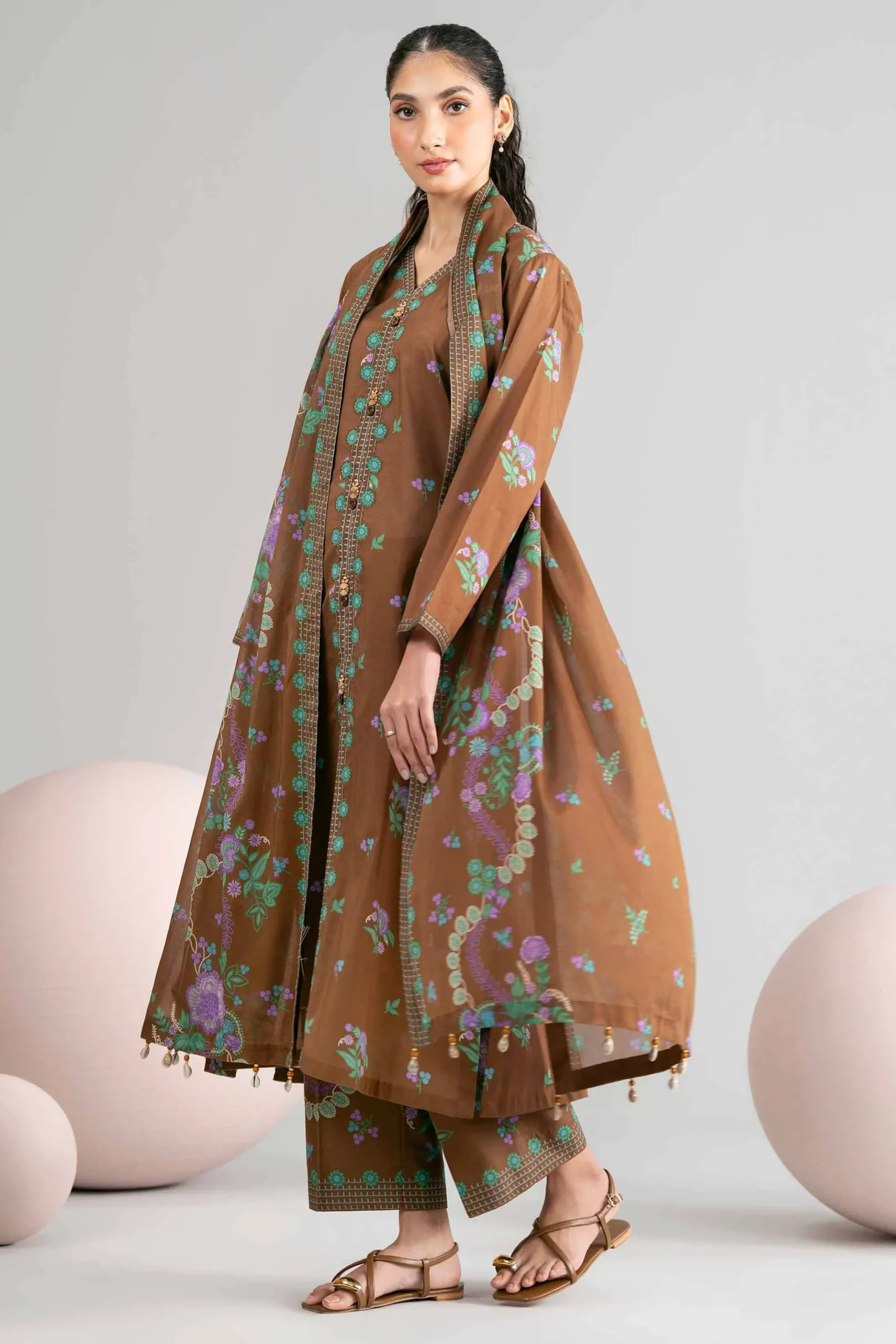 3 Piece - Printed Loose Fabric - 42602427