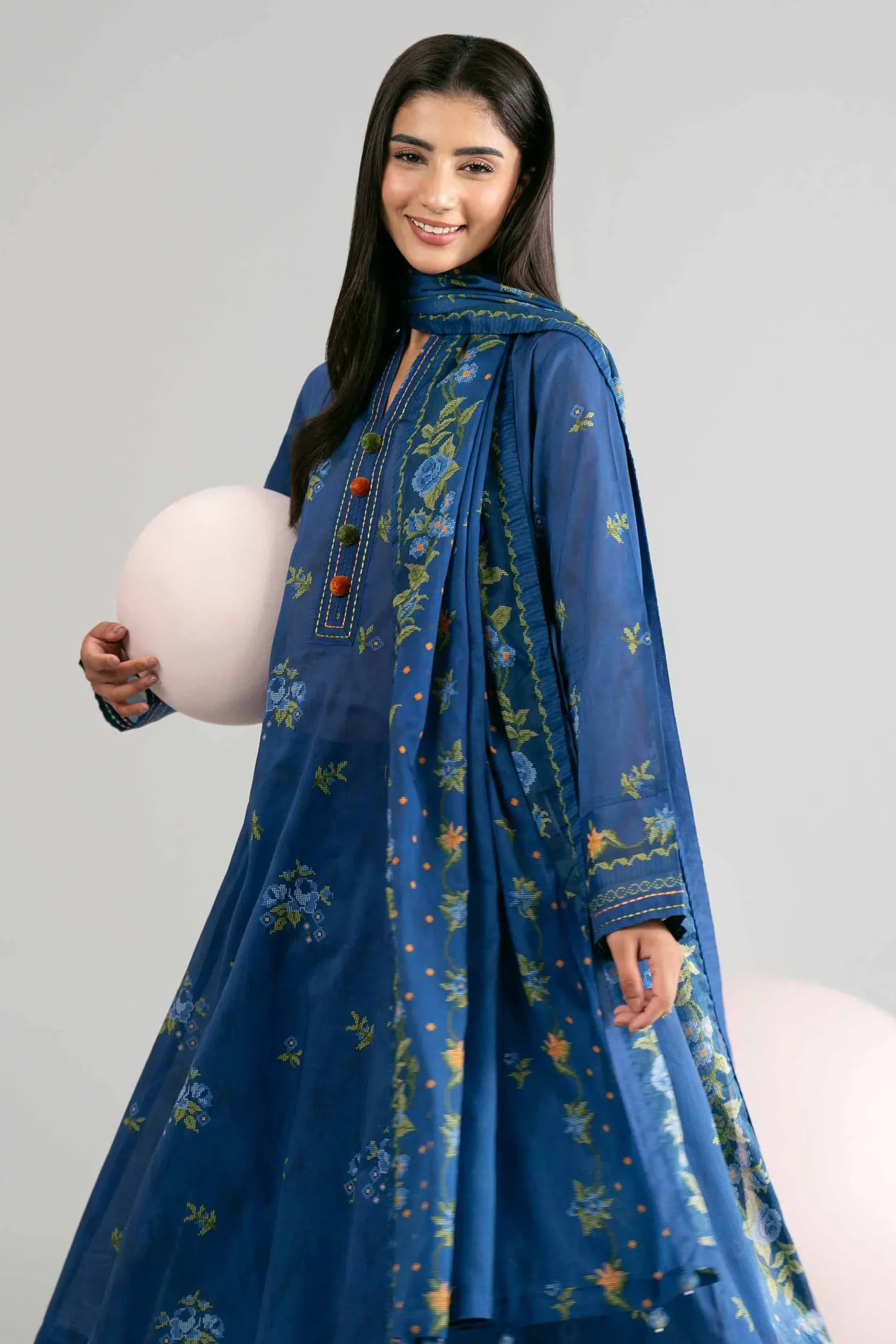 3 Piece - Printed Loose Fabric - 42602417