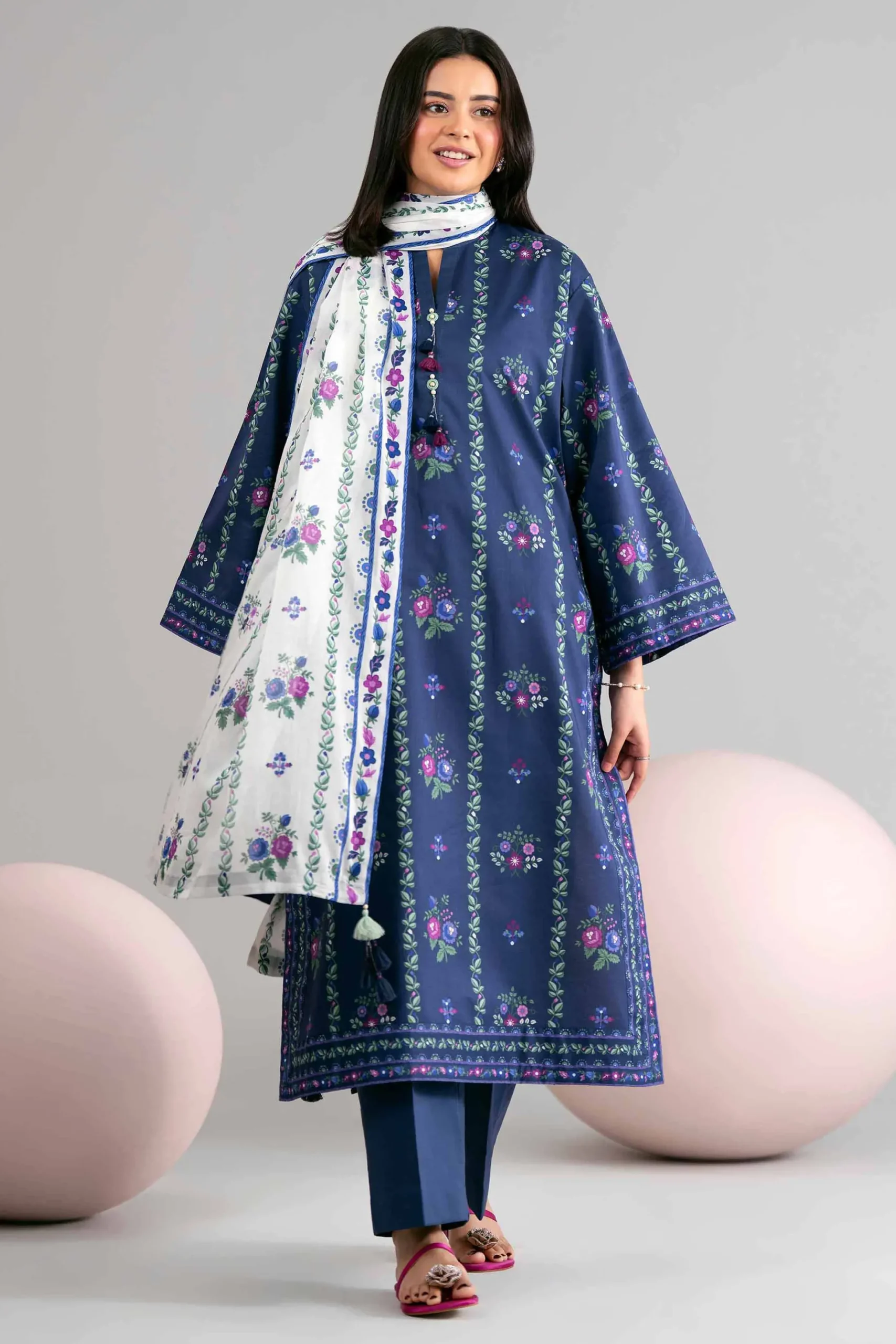 3 Piece - Printed Loose Fabric - 42602445