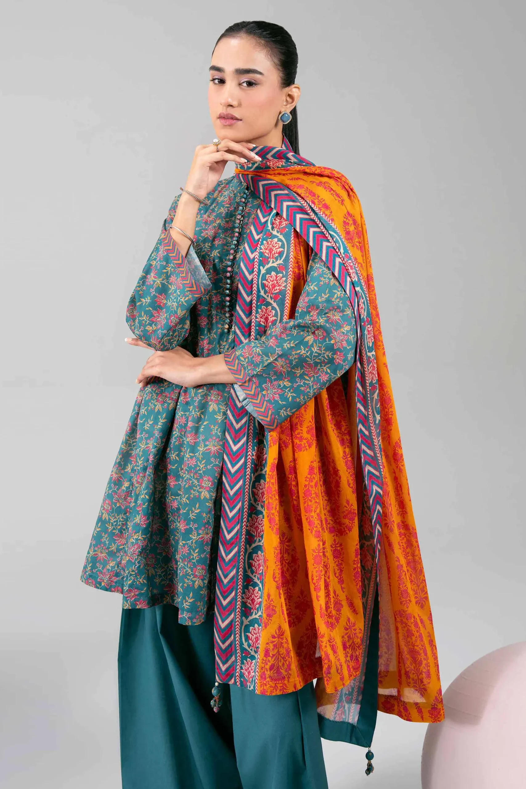 3 Piece - Printed Loose Fabric - 42602351