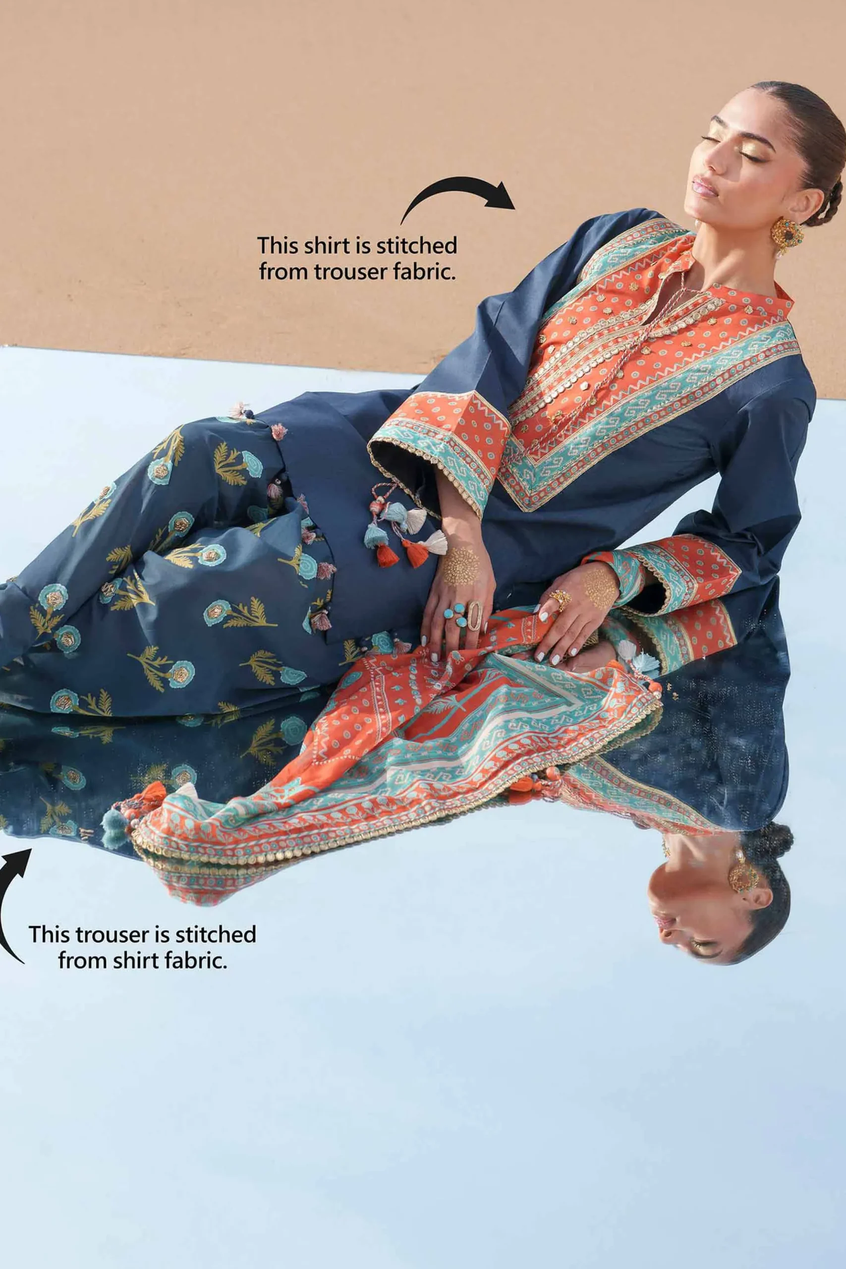 3 Piece - Printed Loose Fabric - 42602381