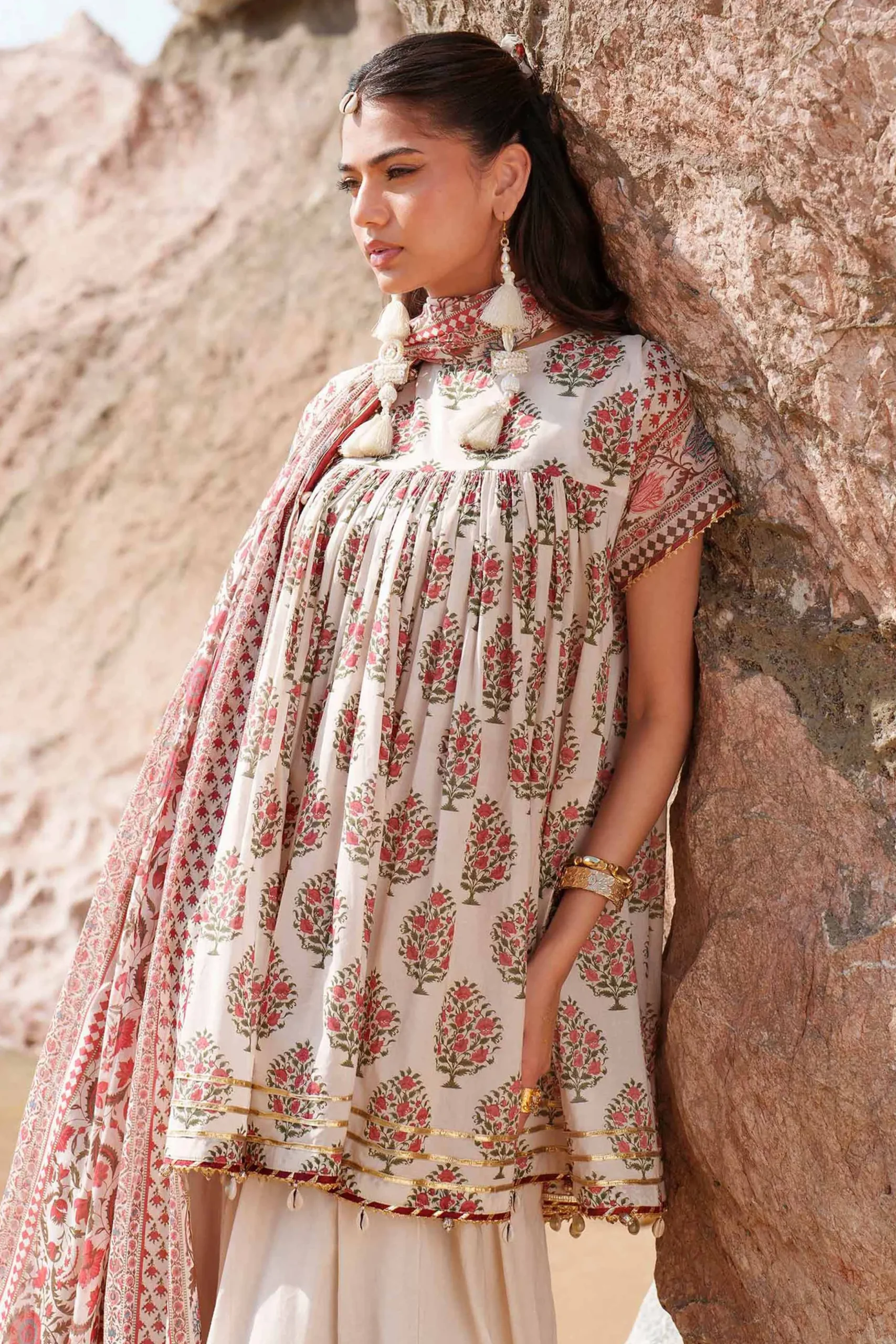 3 Piece - Printed Loose Fabric - 42602378