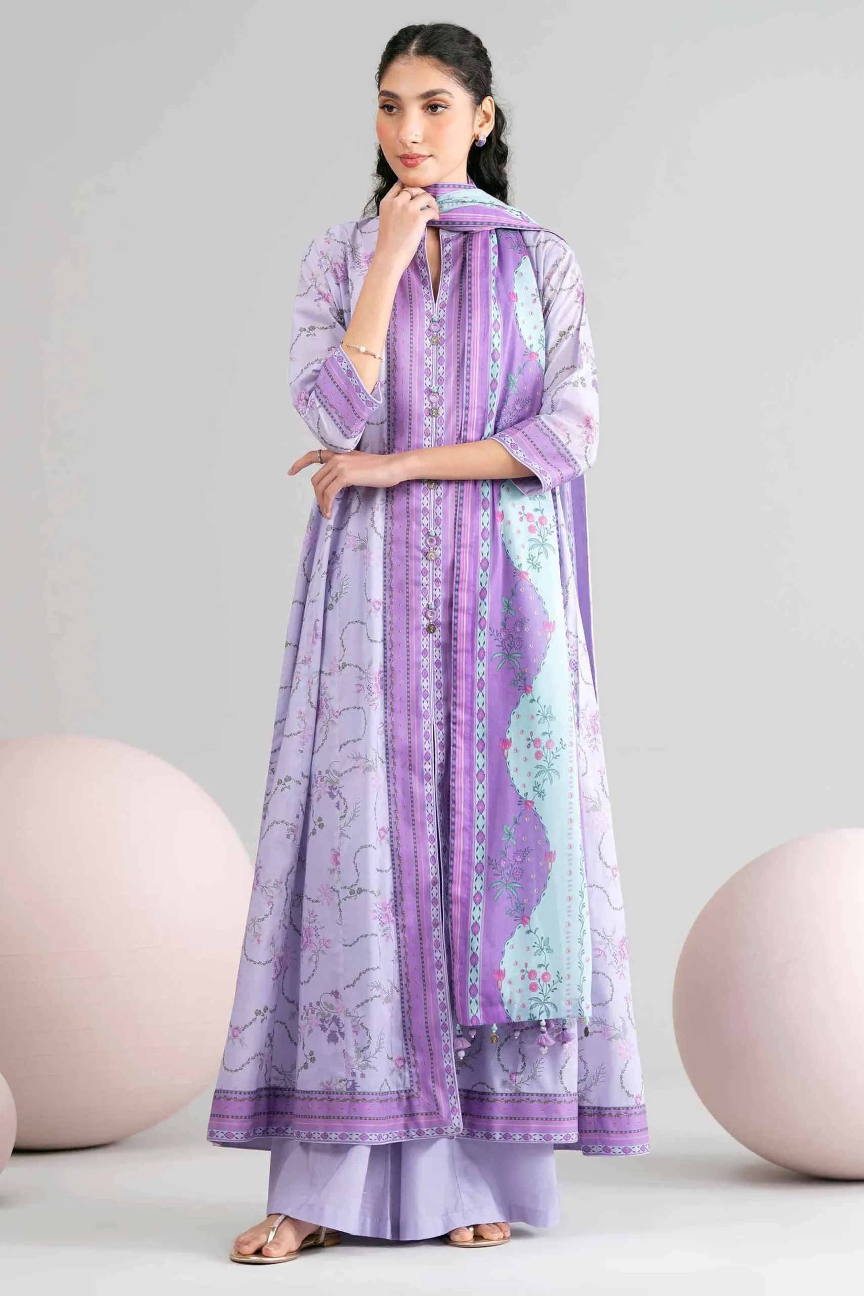 3 Piece - Printed Loose Fabric - 42602438