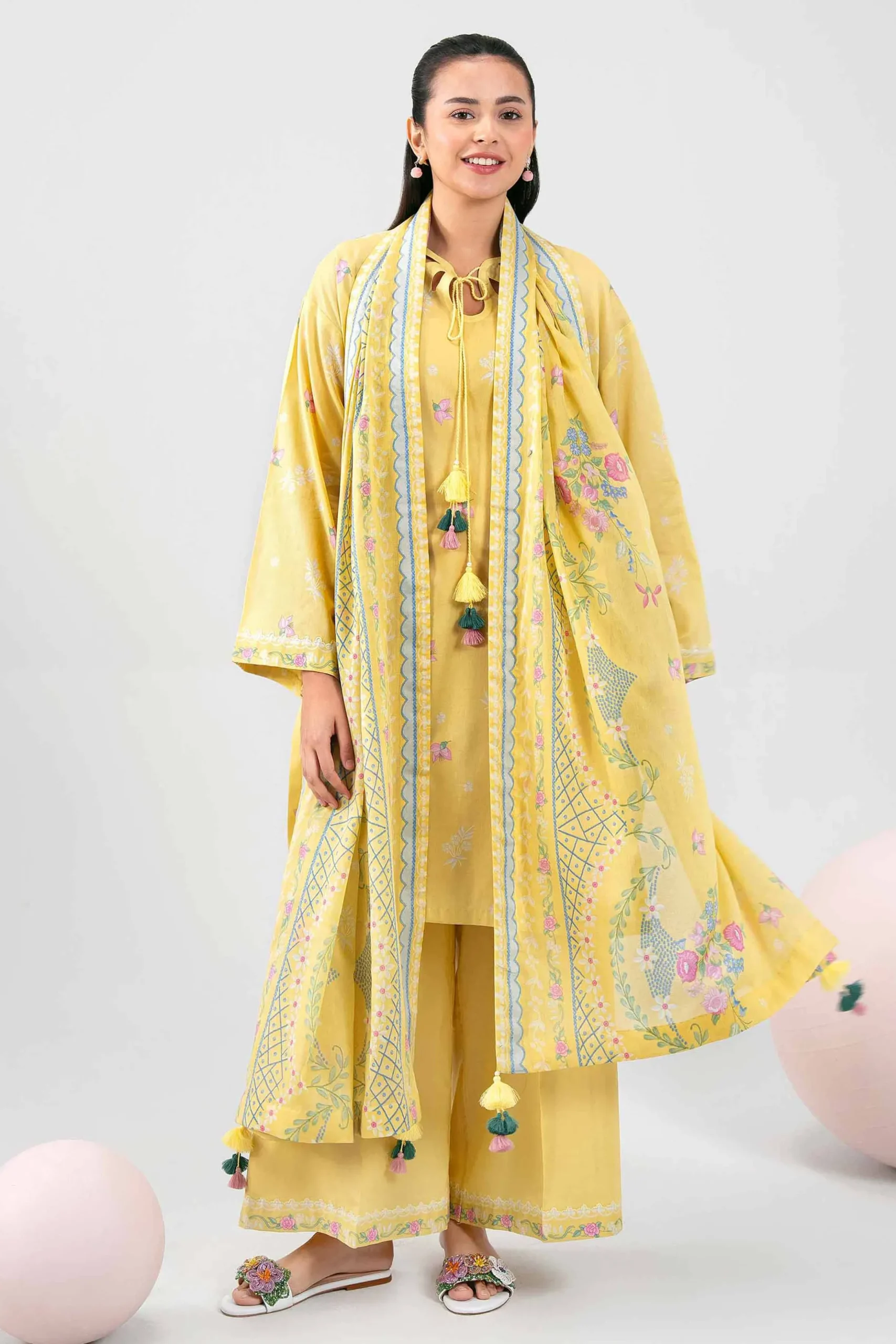 3 Piece - Printed Loose Fabric - 42602339