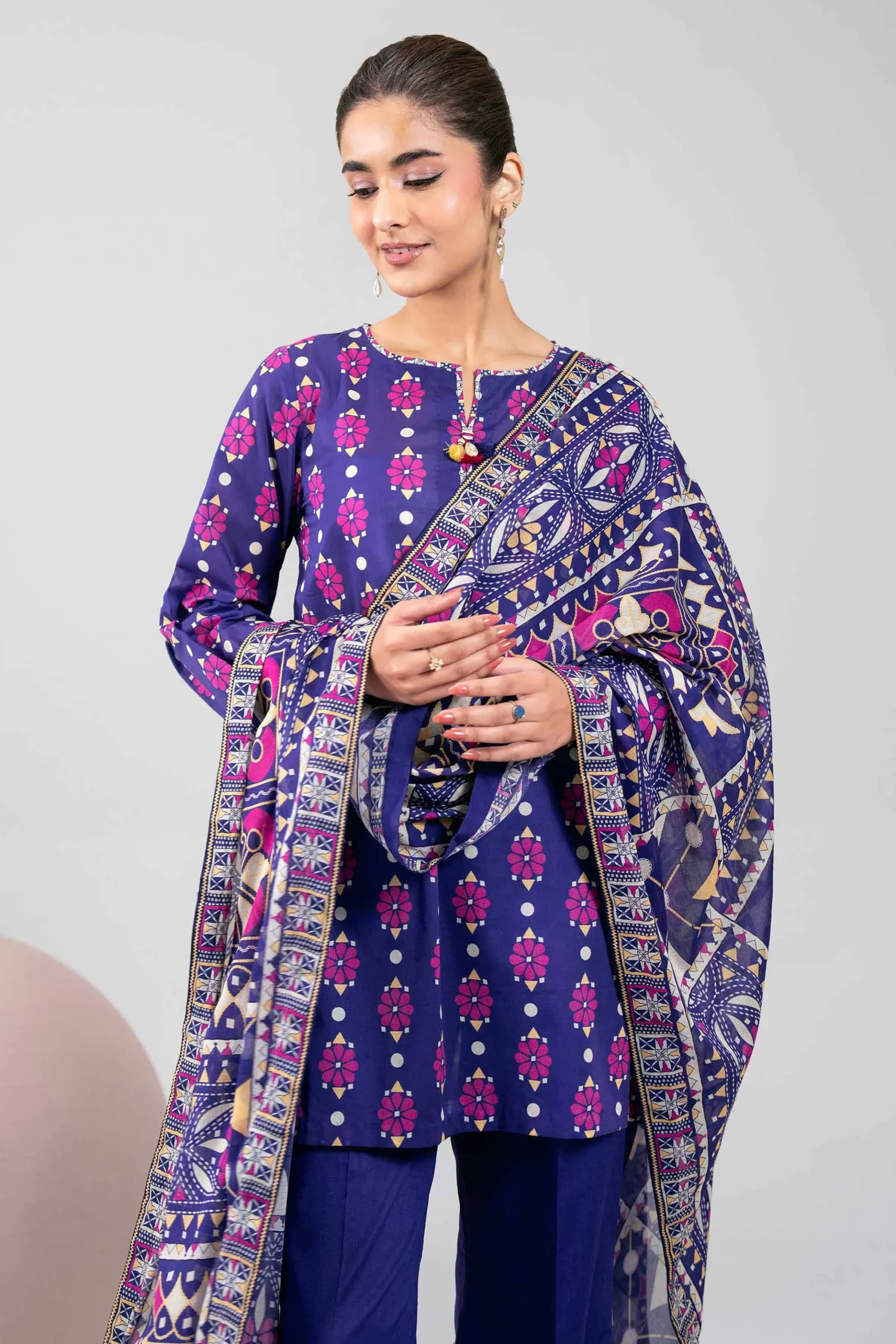 3 Piece - Printed Loose Fabric - 42602380