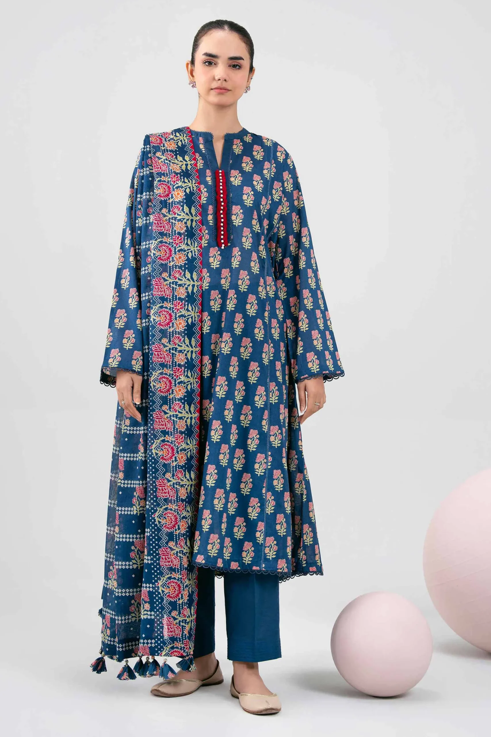 3 Piece - Printed Loose Fabric - 42602379