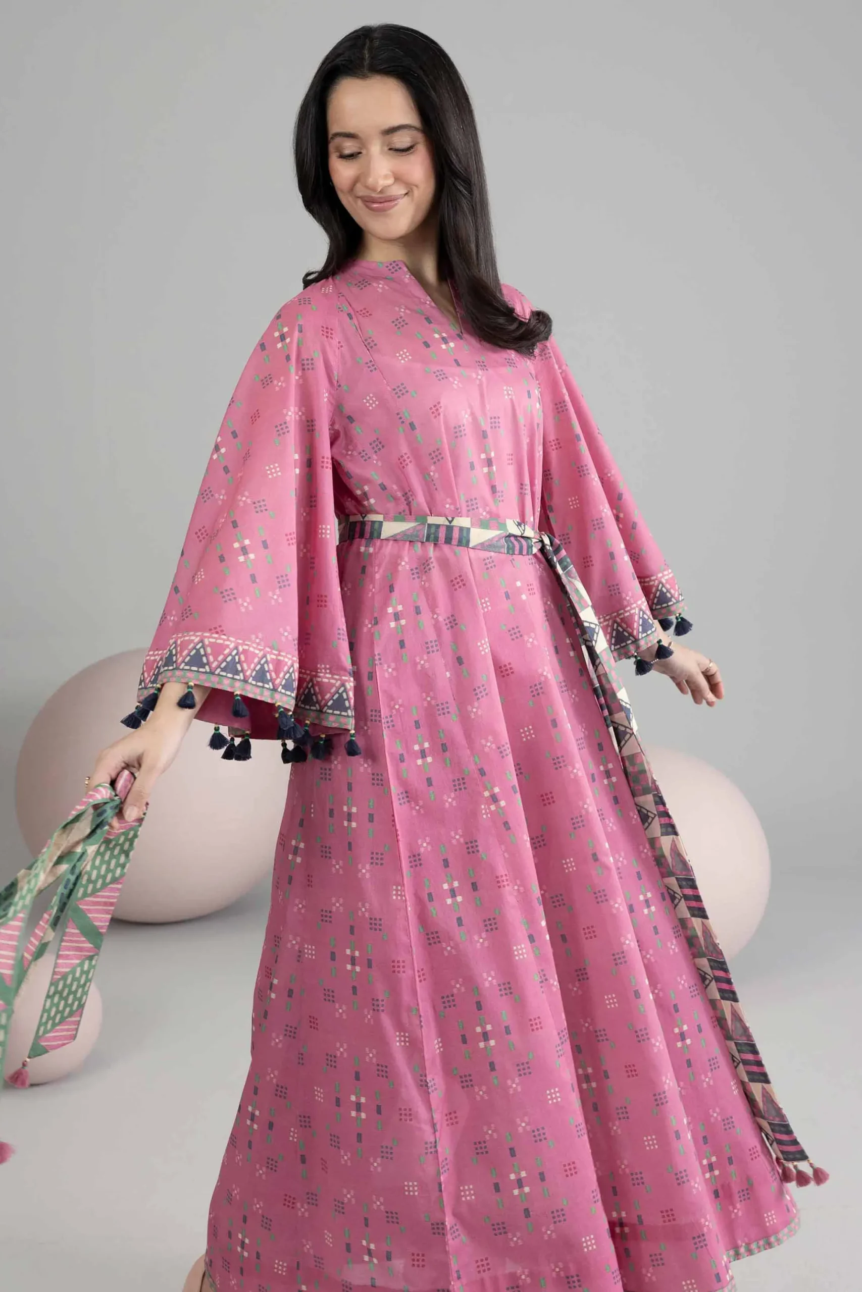 3 Piece - Printed Loose Fabric - 42602525