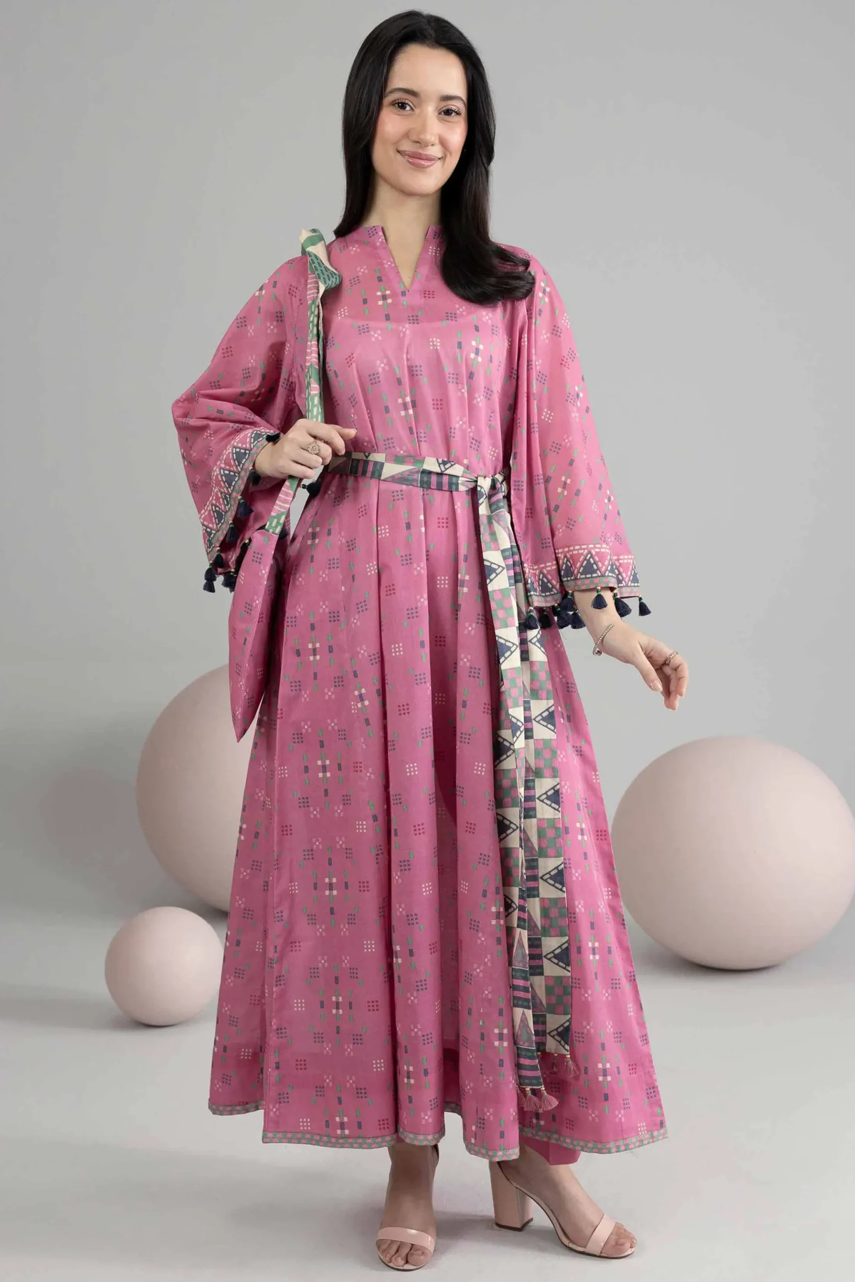 3 Piece - Printed Loose Fabric - 42602525