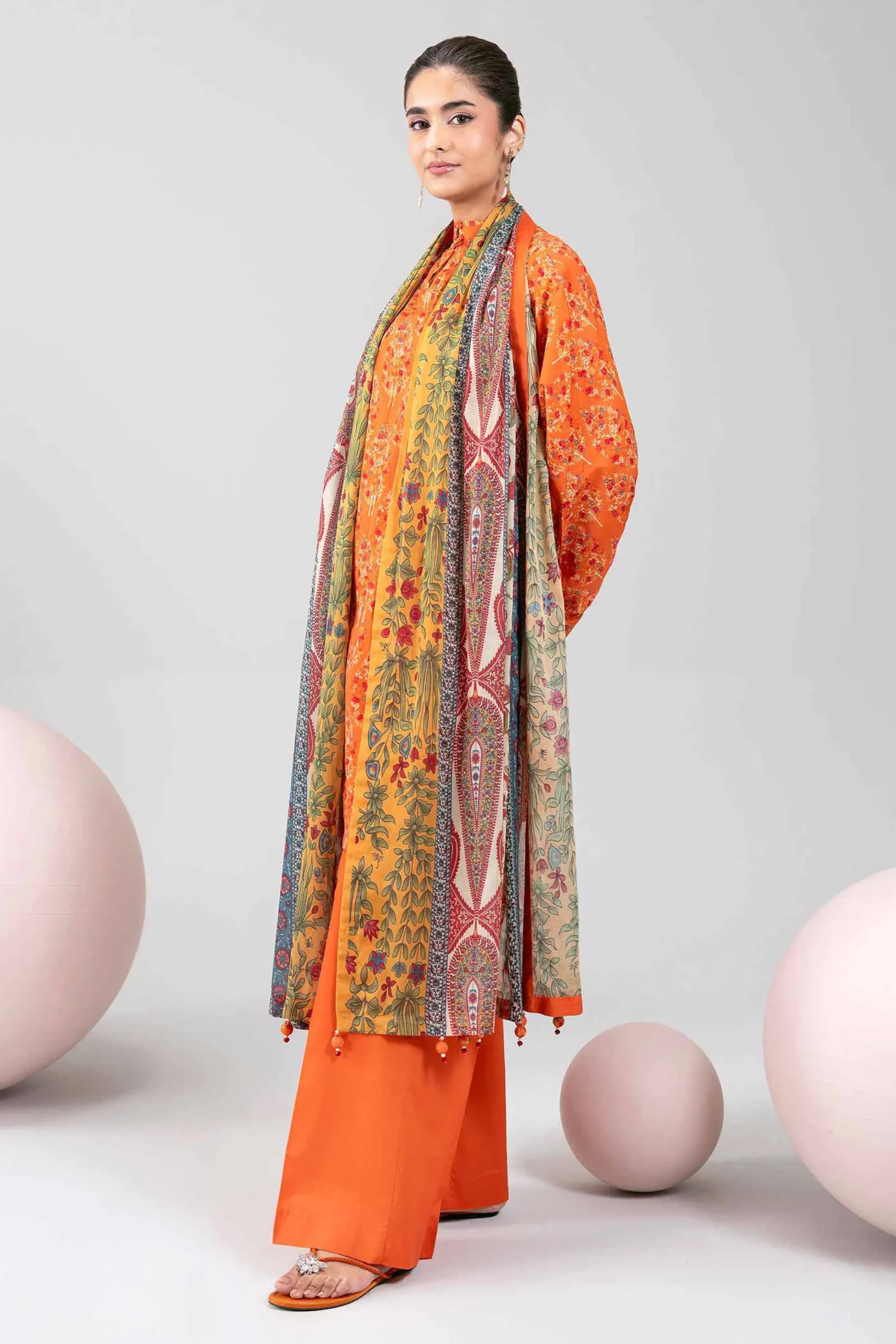 3 Piece - Printed Loose Fabric - 42602377