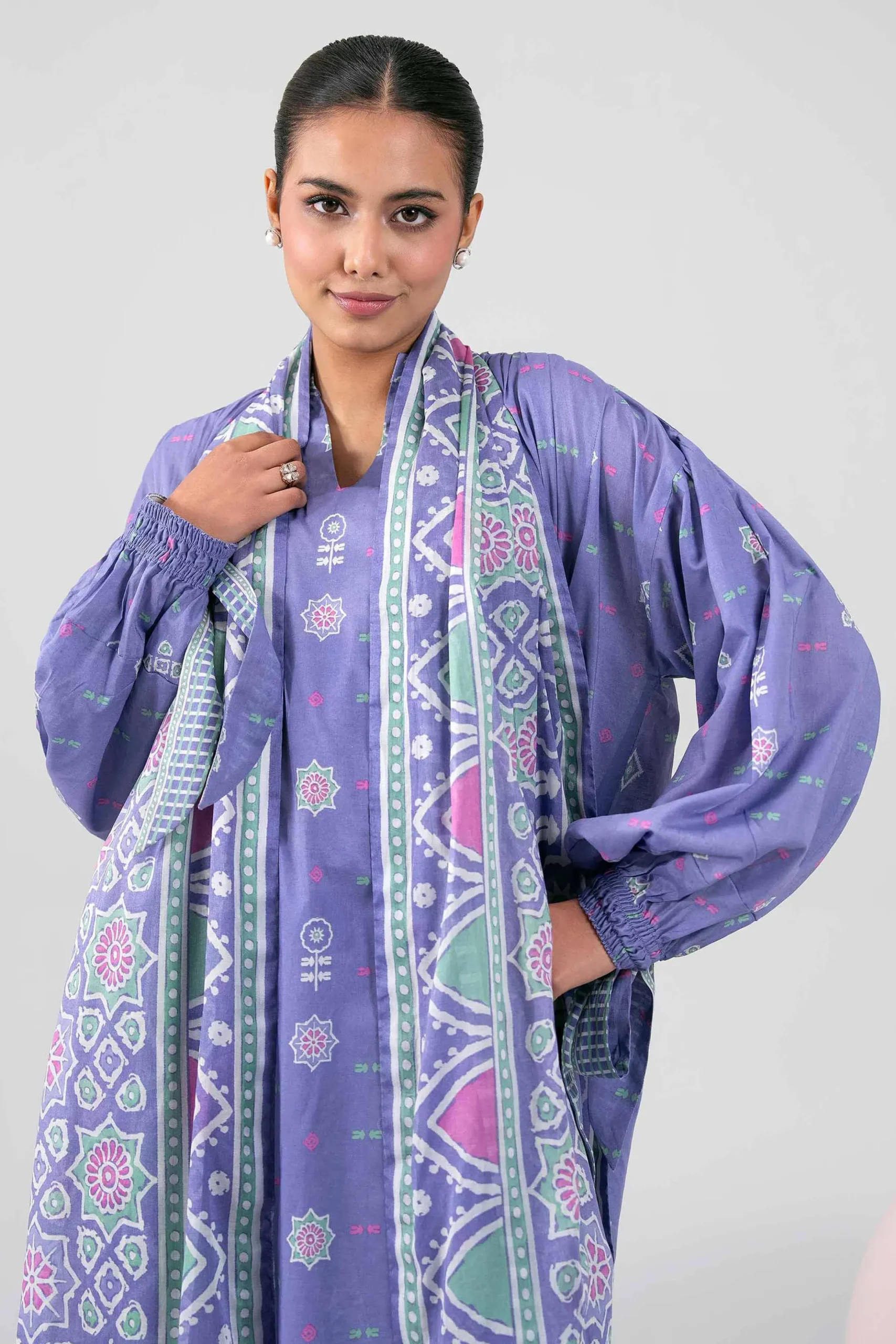 3 Piece - Printed Loose Fabric - 42602361