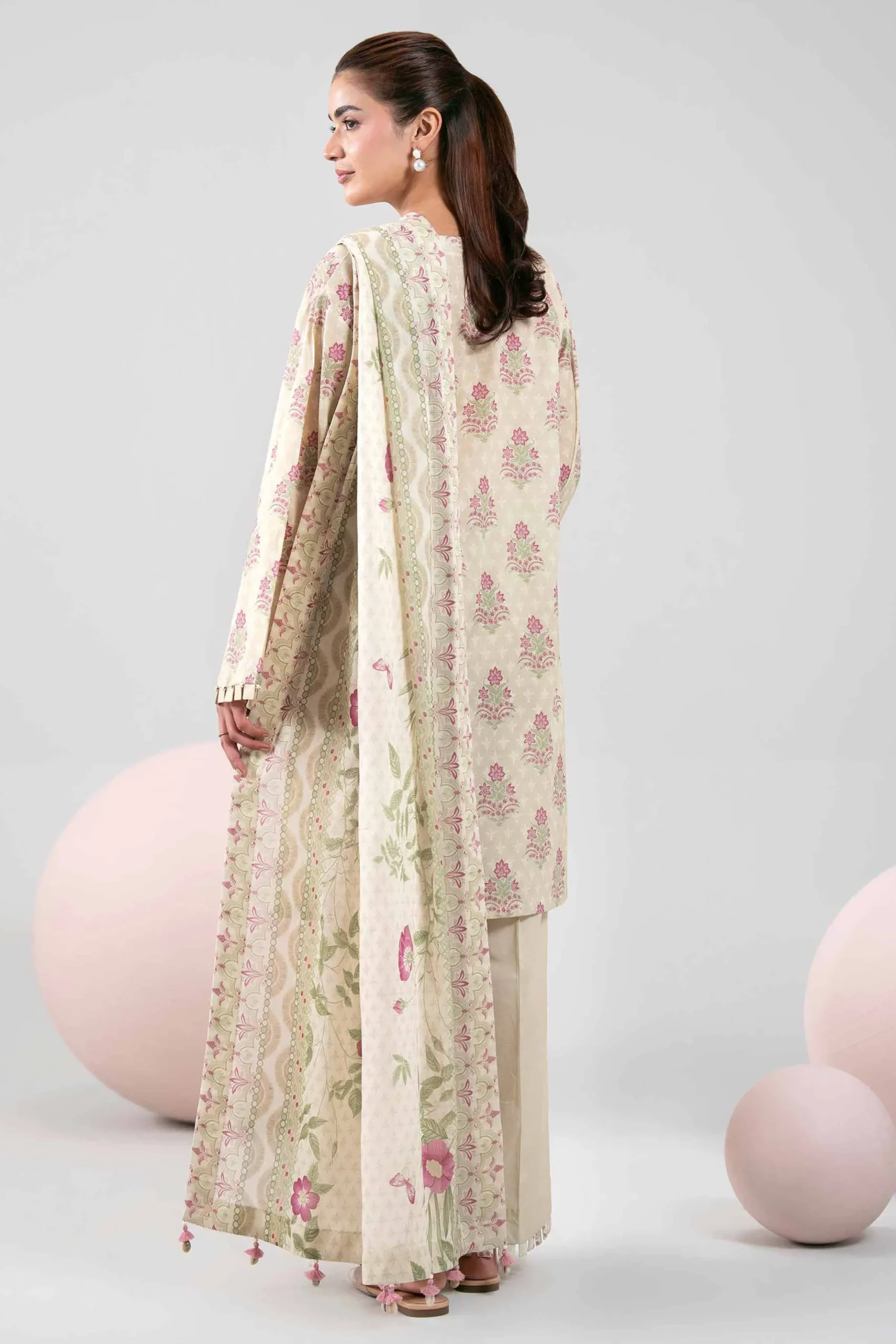 3 Piece - Printed Loose Fabric - 42602345