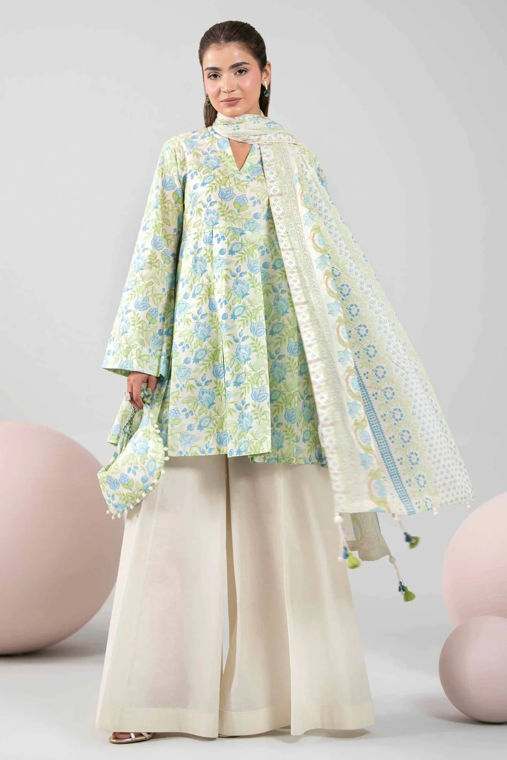 3 Piece - Printed Loose Fabric - 42602391