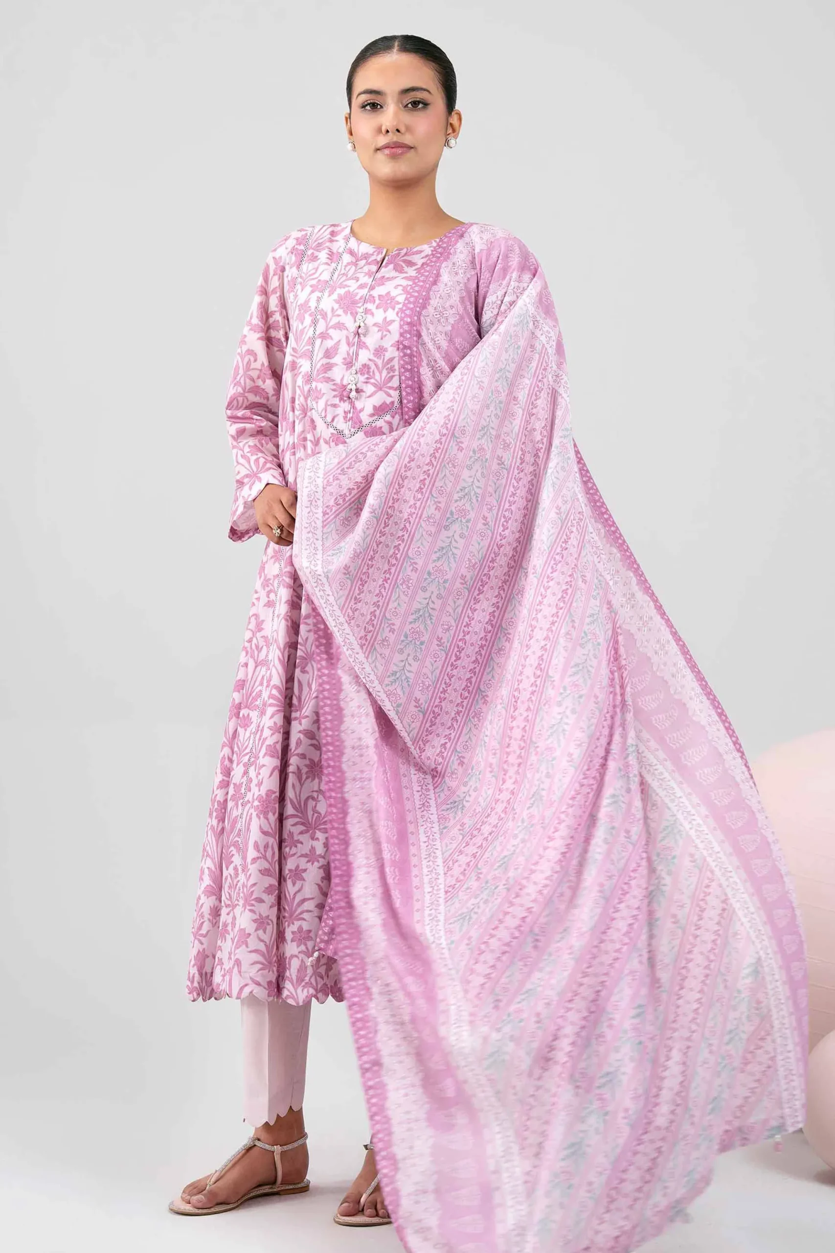 3 Piece - Printed Loose Fabric - 42602355