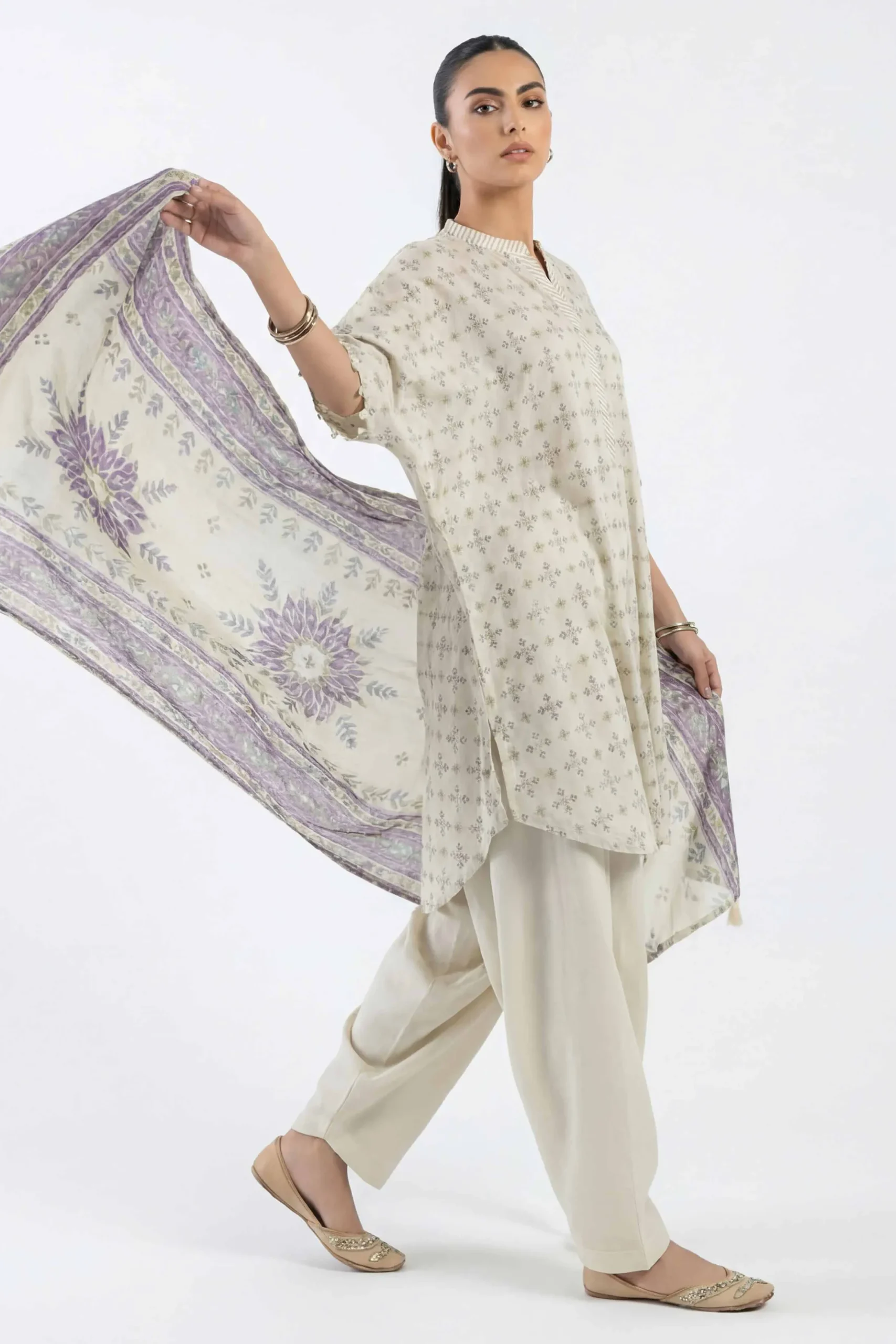 3 Piece - Printed Loose Fabric - 42602347