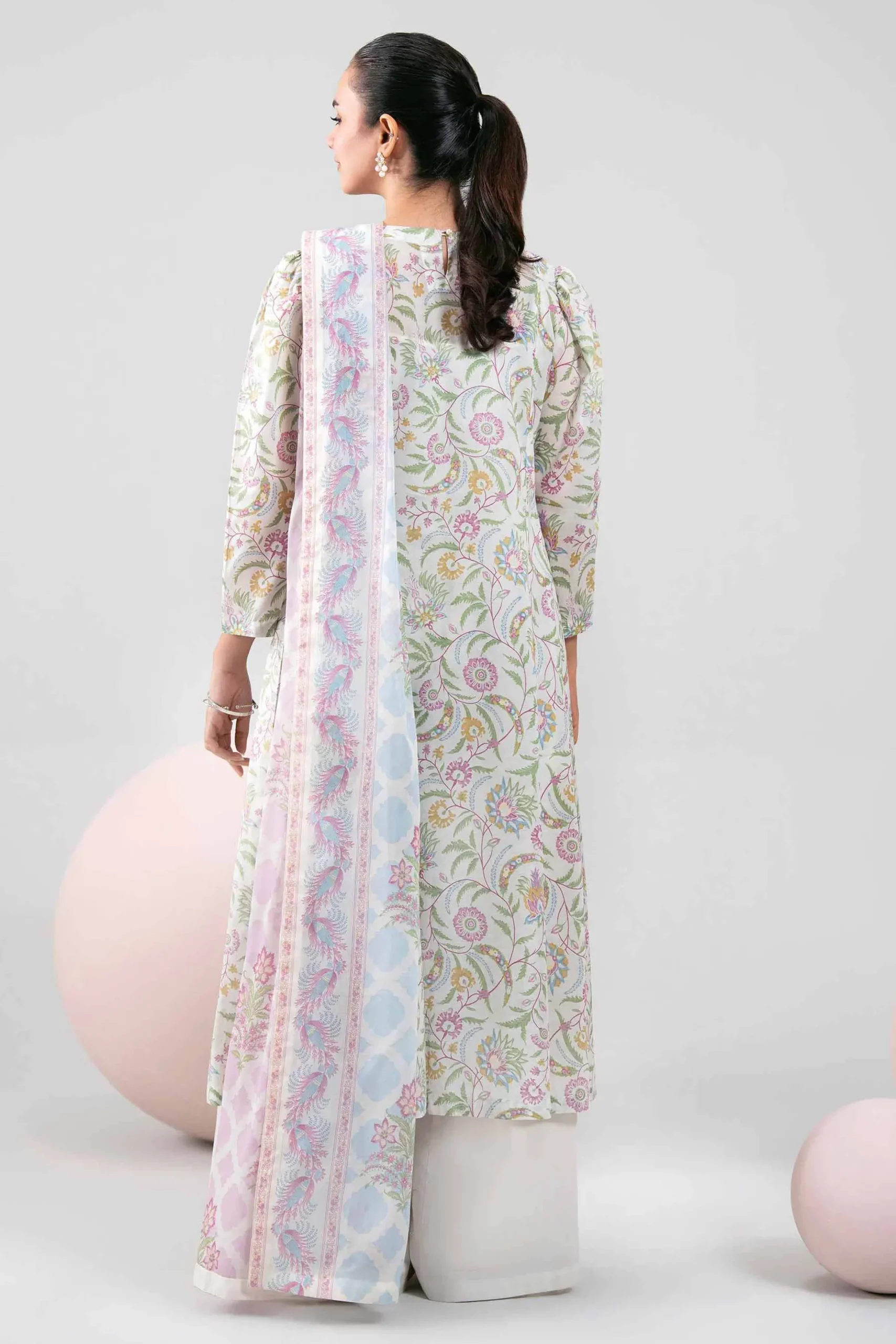 3 Piece - Printed Loose Fabric - 42602366