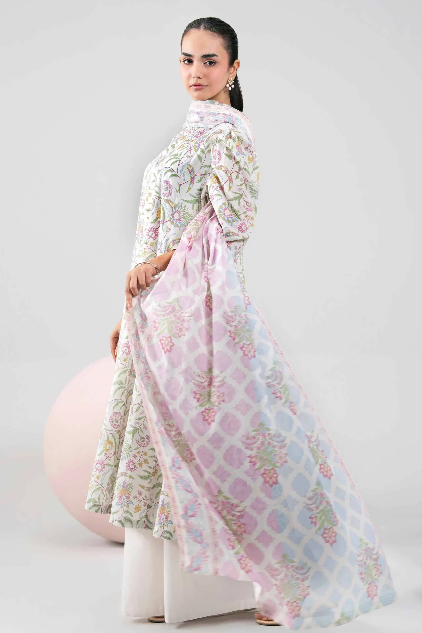 3 Piece - Printed Loose Fabric - 42602366