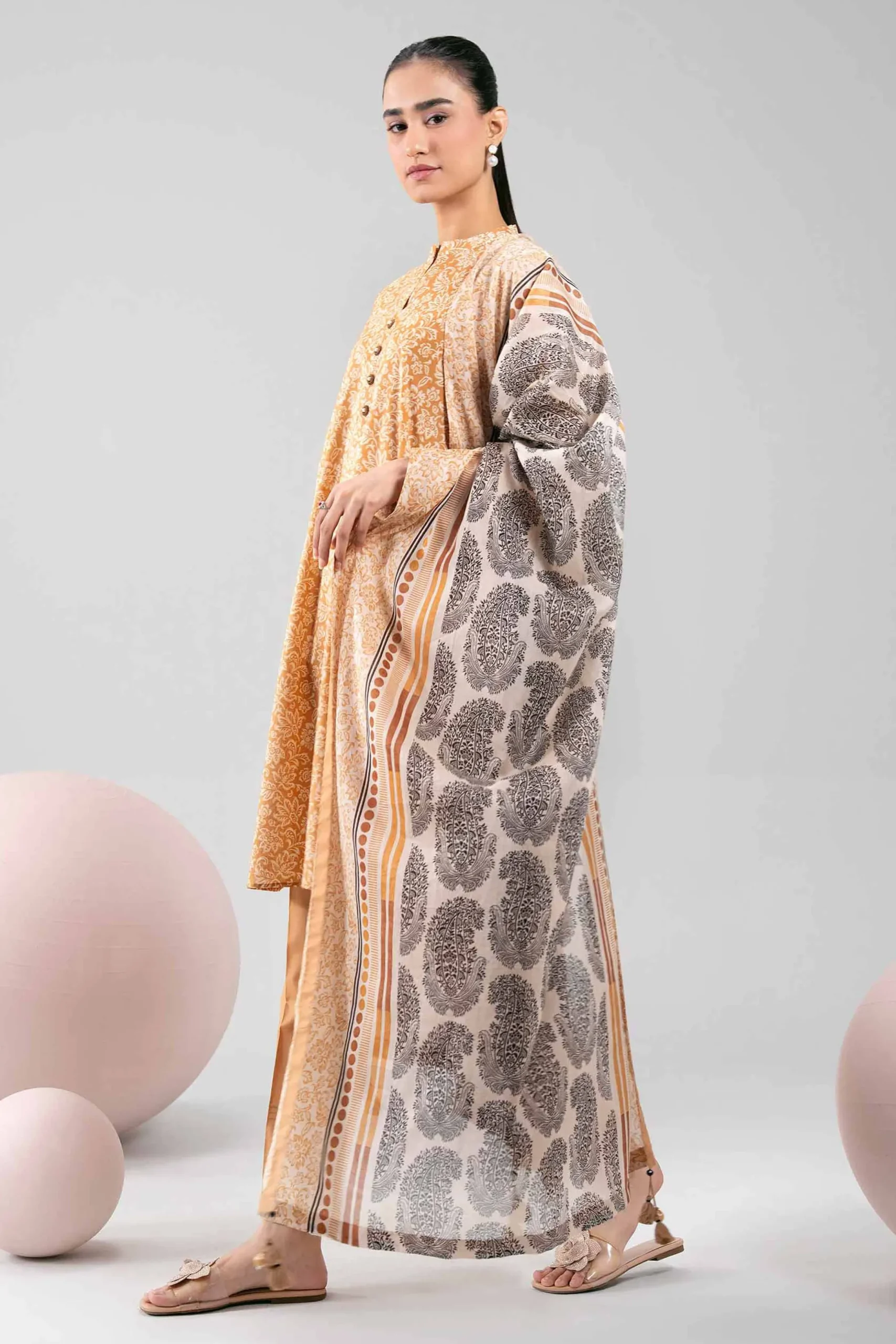 3 Piece - Printed Loose Fabric - 42602362