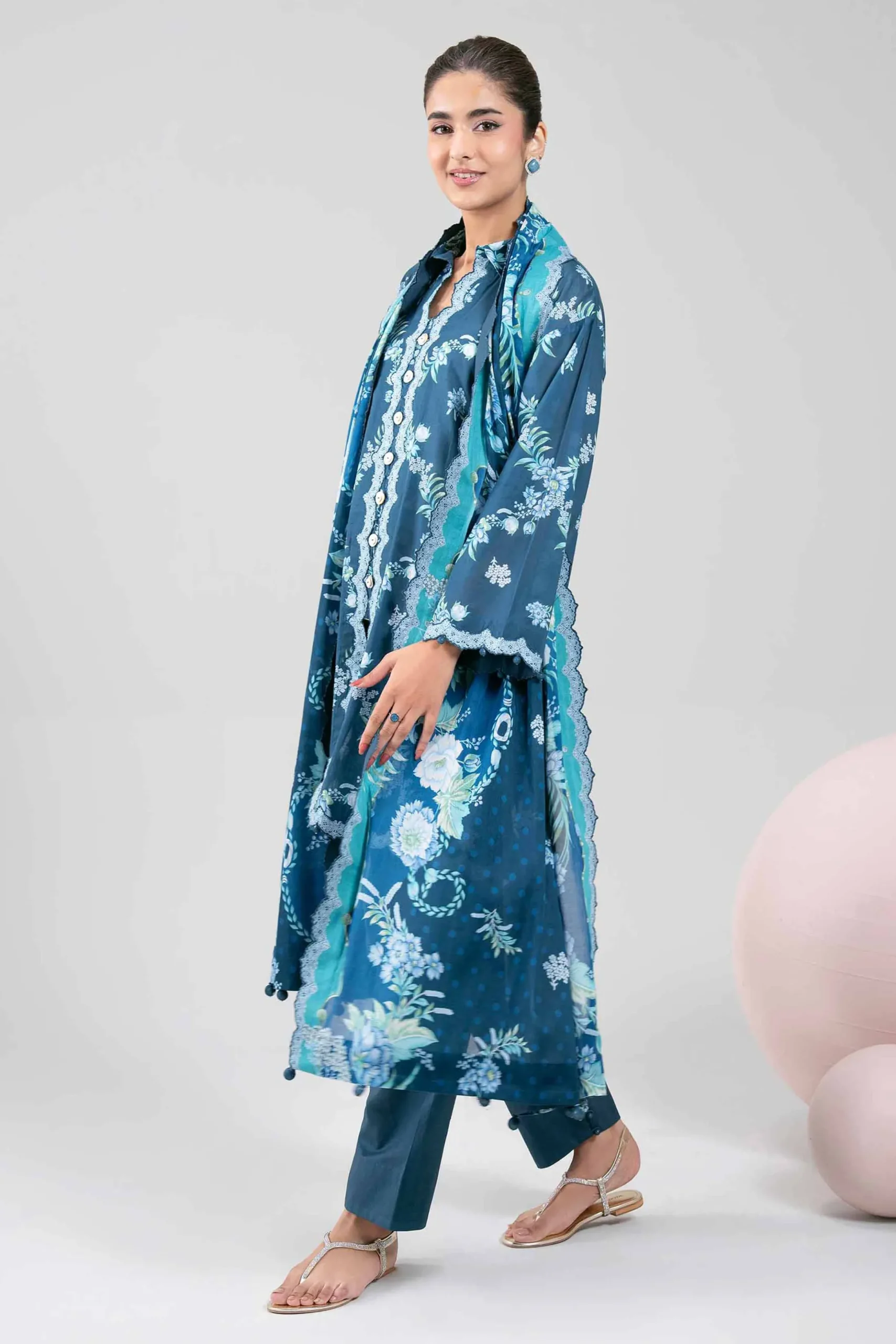 3 Piece - Printed Loose Fabric - 42602340