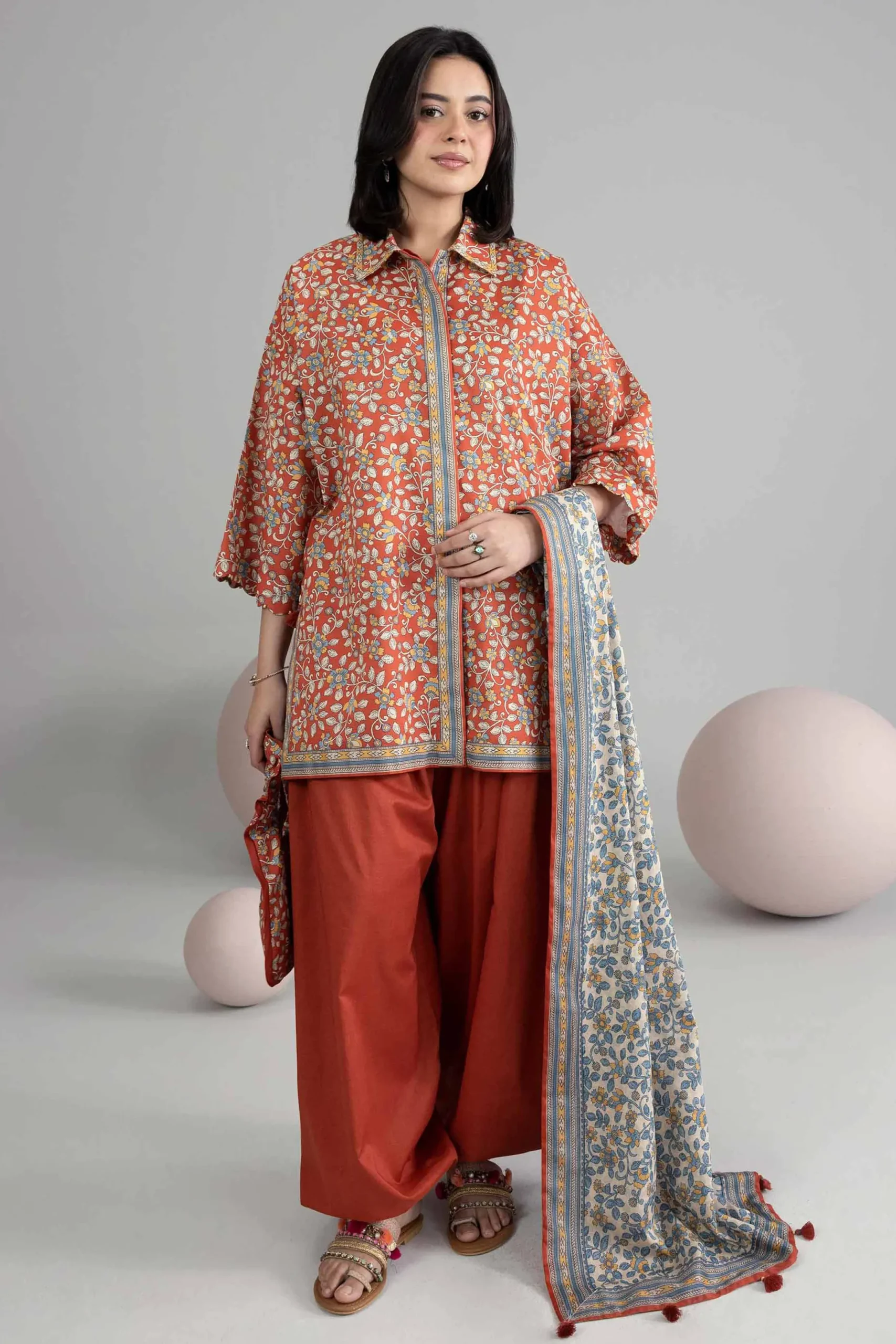 3 Piece - Printed Loose Fabric - 42602531