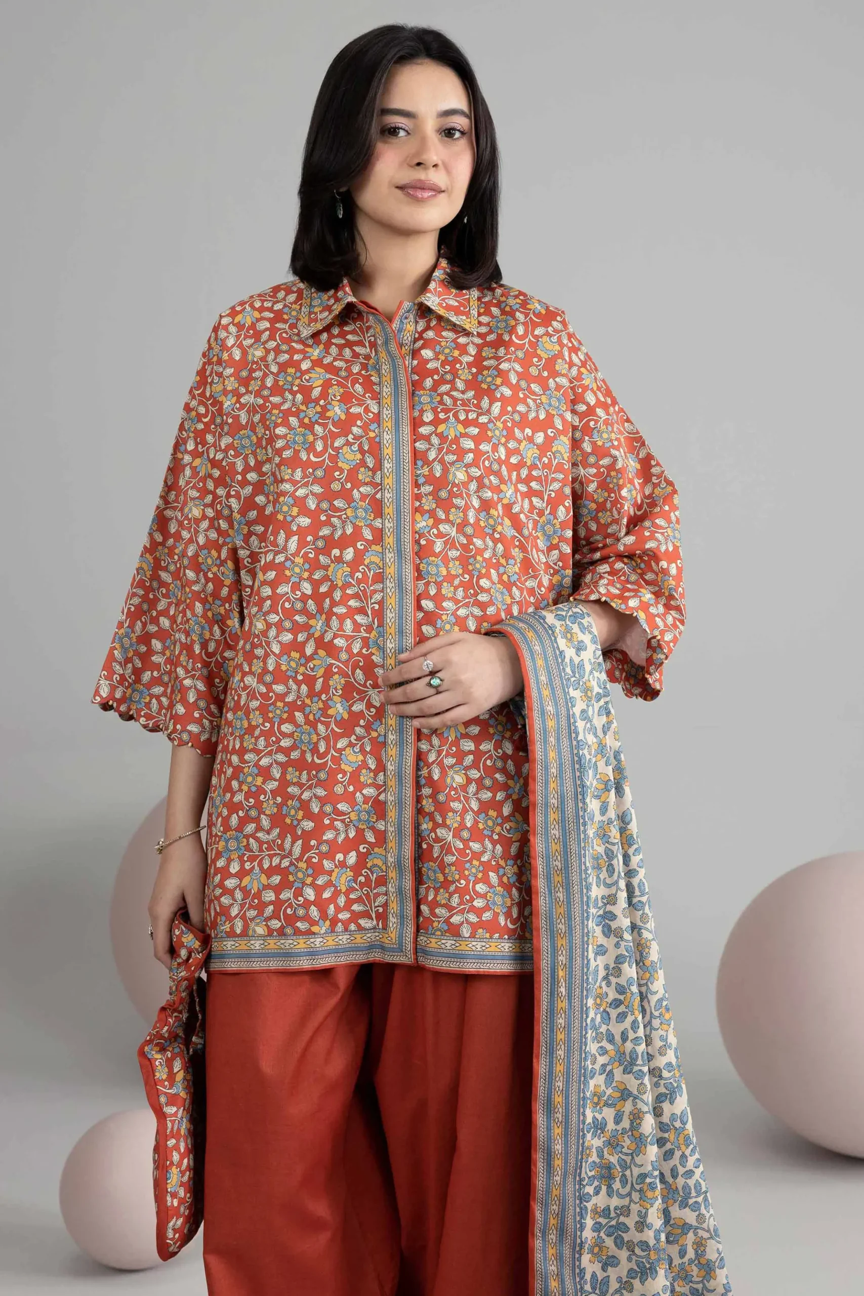 3 Piece - Printed Loose Fabric - 42602531