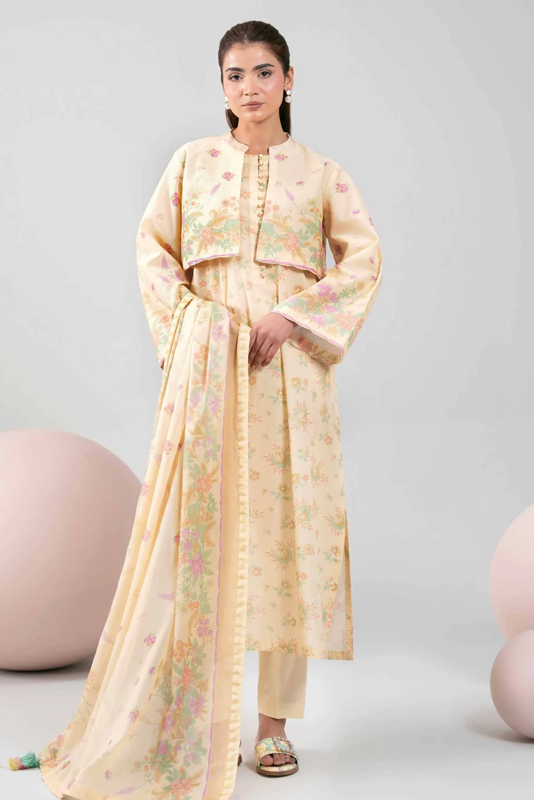 3 Piece - Printed Loose Fabric - 42602335