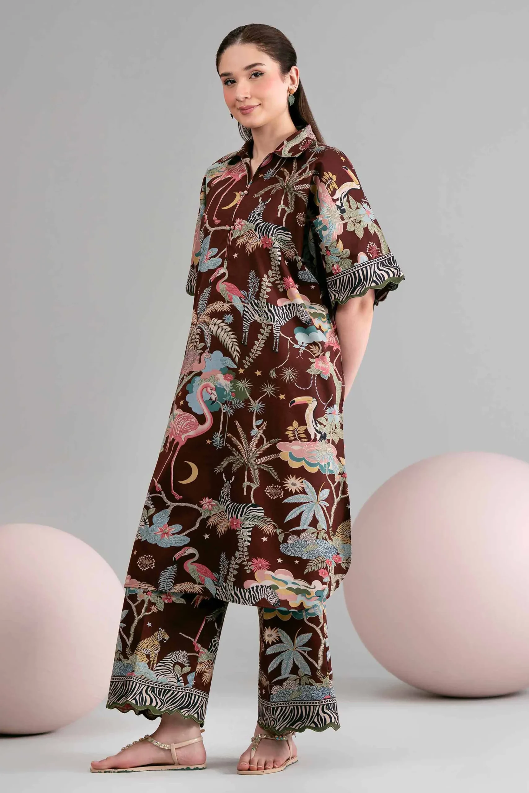 1 Piece - Printed Loose Fabric - 42602457