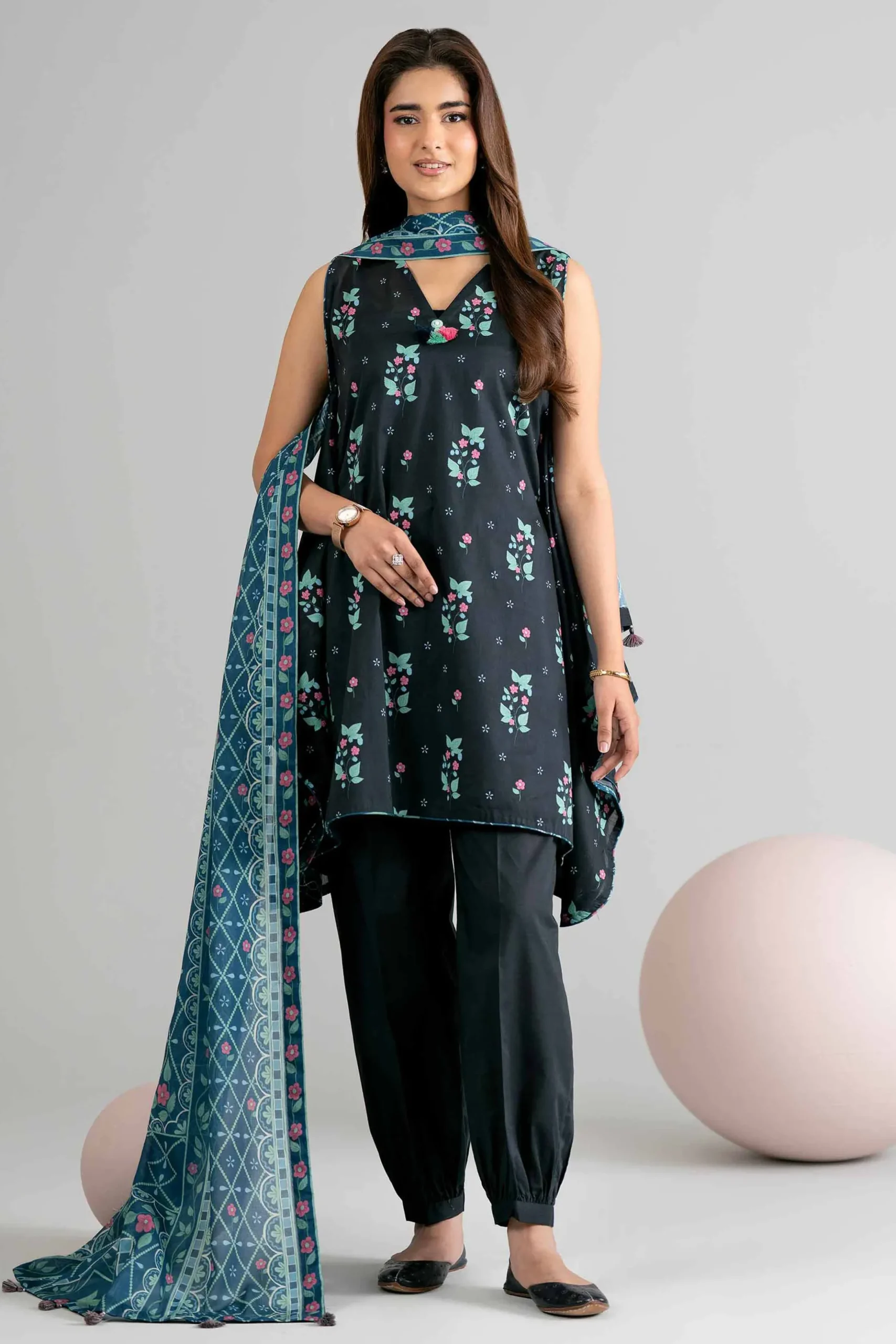 3 Piece - Printed Loose Fabric - 42602510
