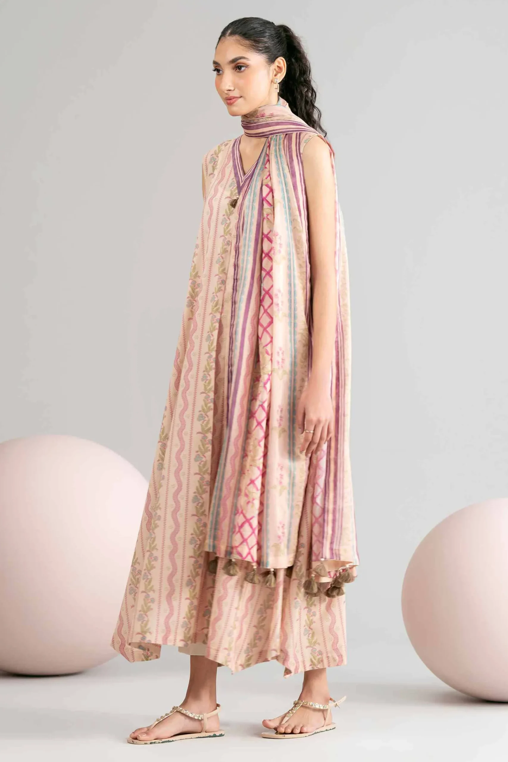 3 Piece - Printed Loose Fabric - 42602435