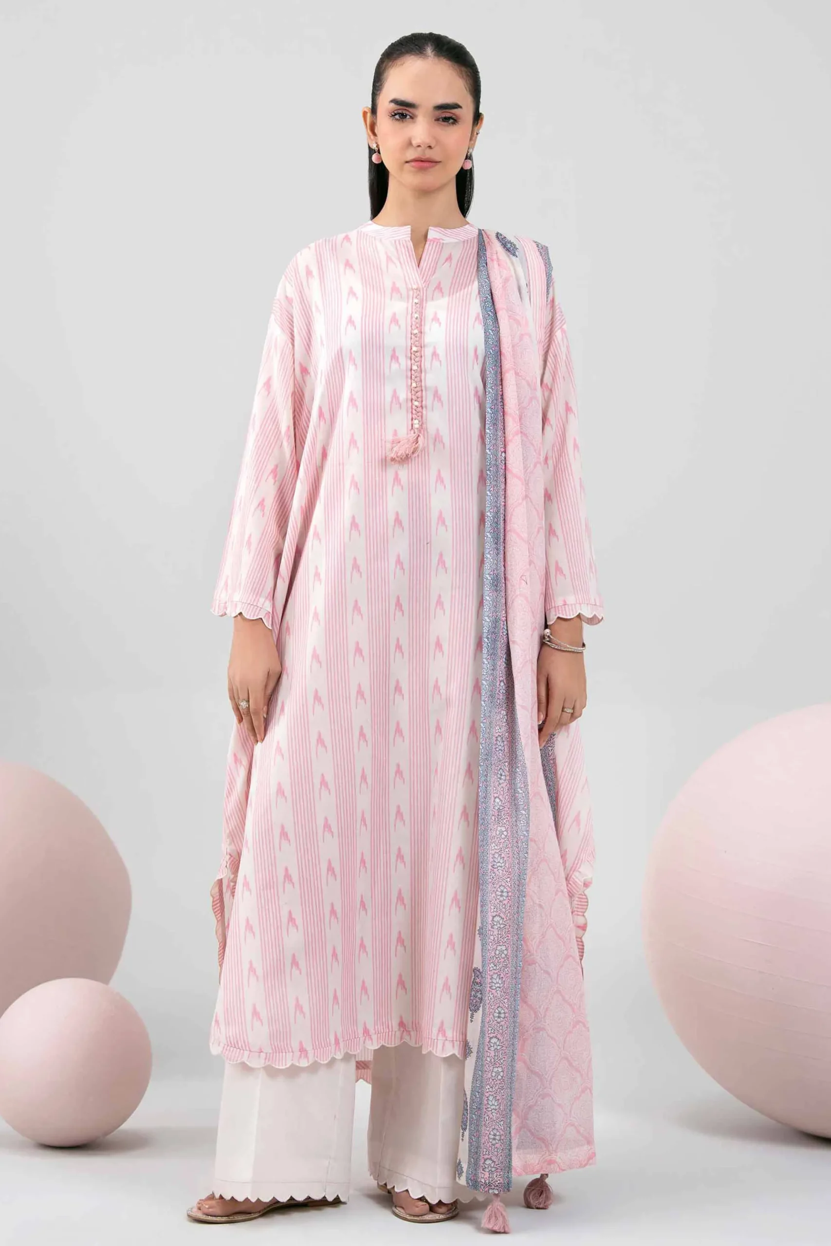 3 Piece - Printed Loose Fabric - 42602368
