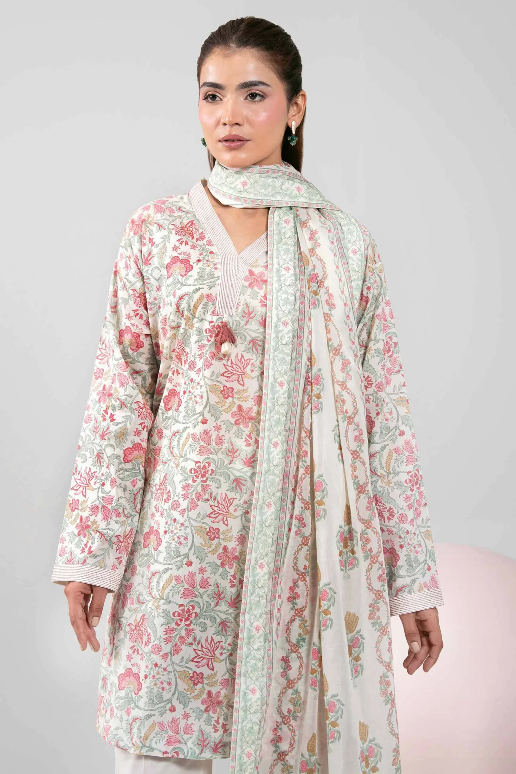 3 Piece - Printed Loose Fabric - 42602399
