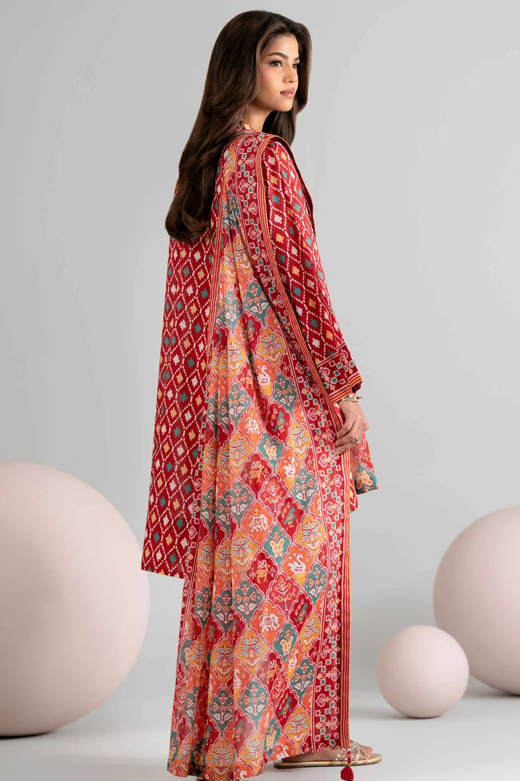 3 Piece - Printed Loose Fabric - 42602513