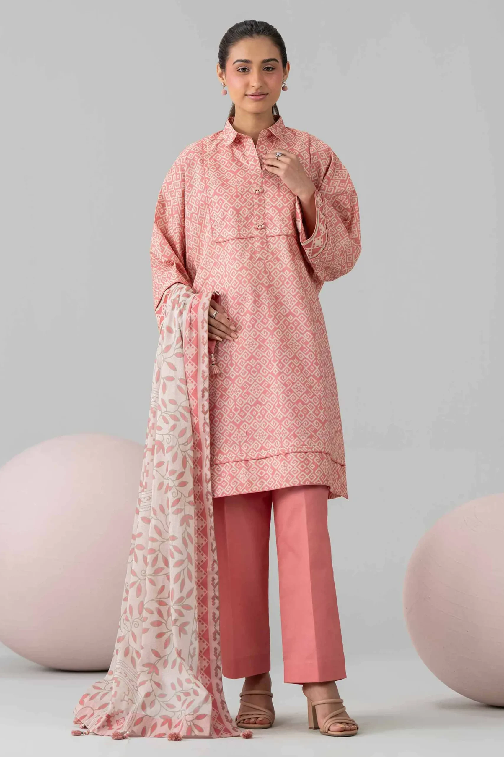 3 Piece - Printed Loose Fabric - 42602562