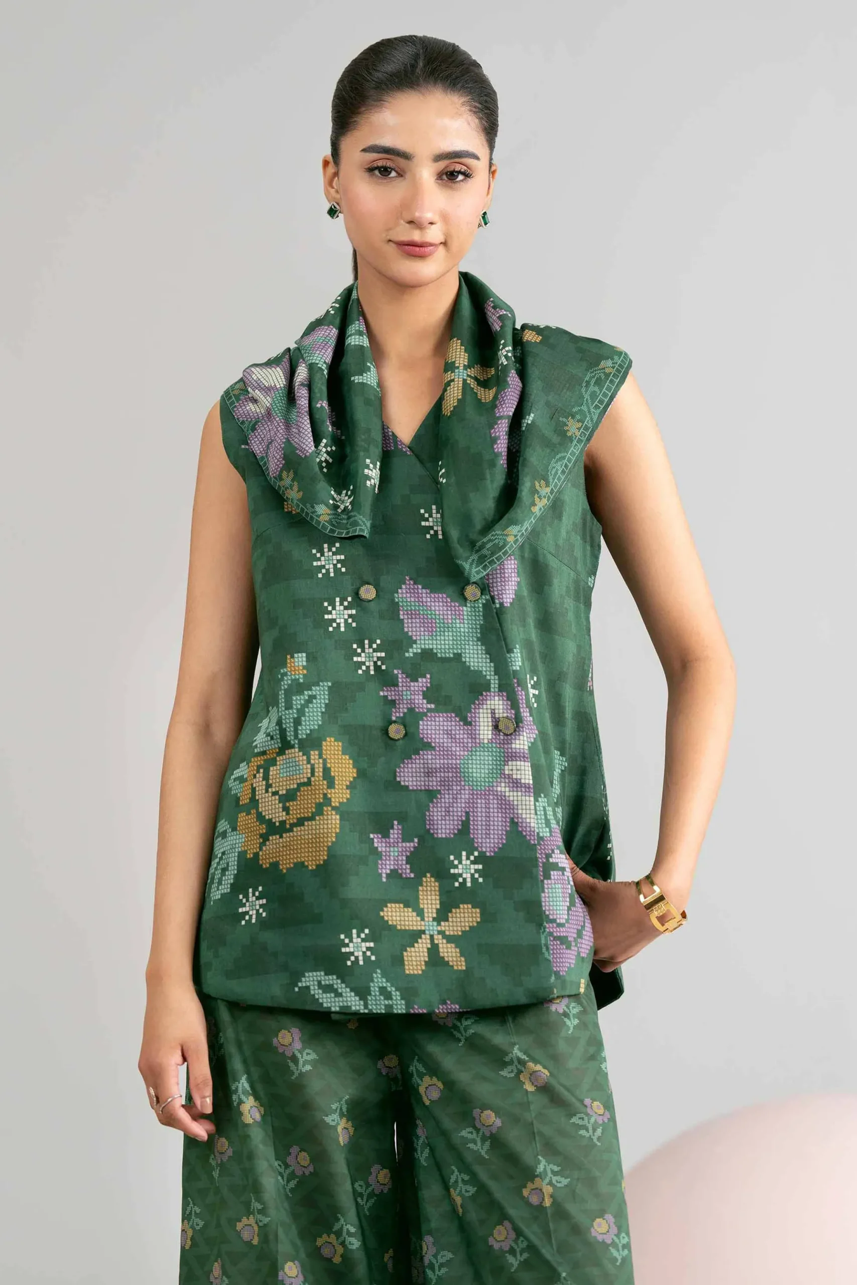 3 Piece - Printed Loose Fabric - 42602439