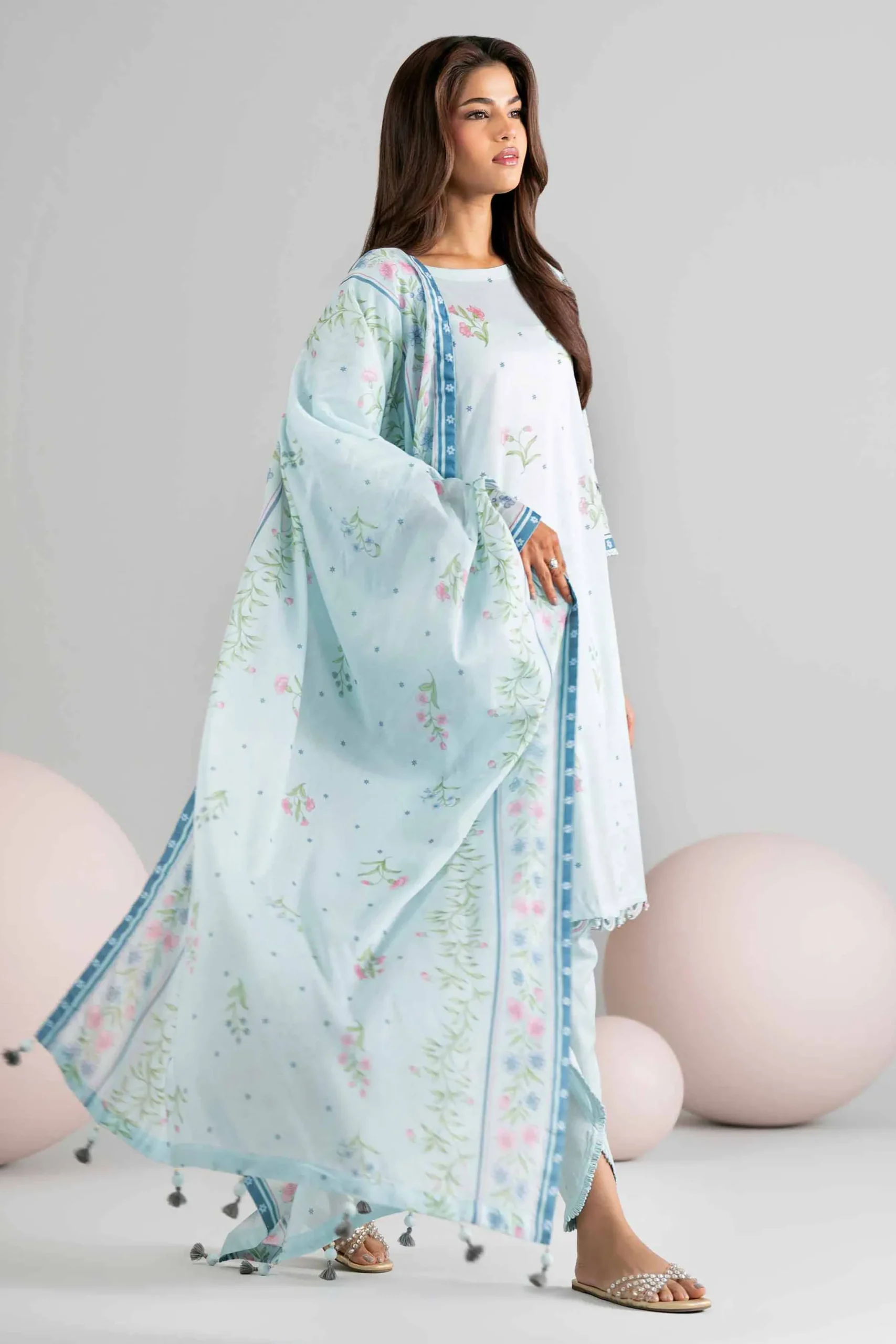 3 Piece - Printed Loose Fabric - 42602511