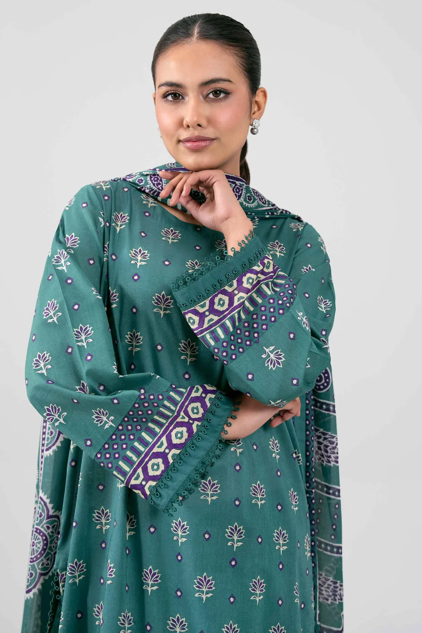 3 Piece - Printed Loose Fabric - 42602363