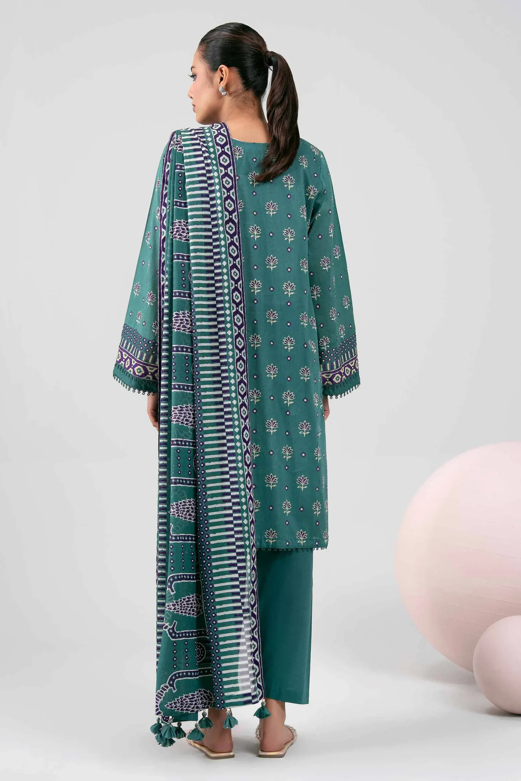 3 Piece - Printed Loose Fabric - 42602363
