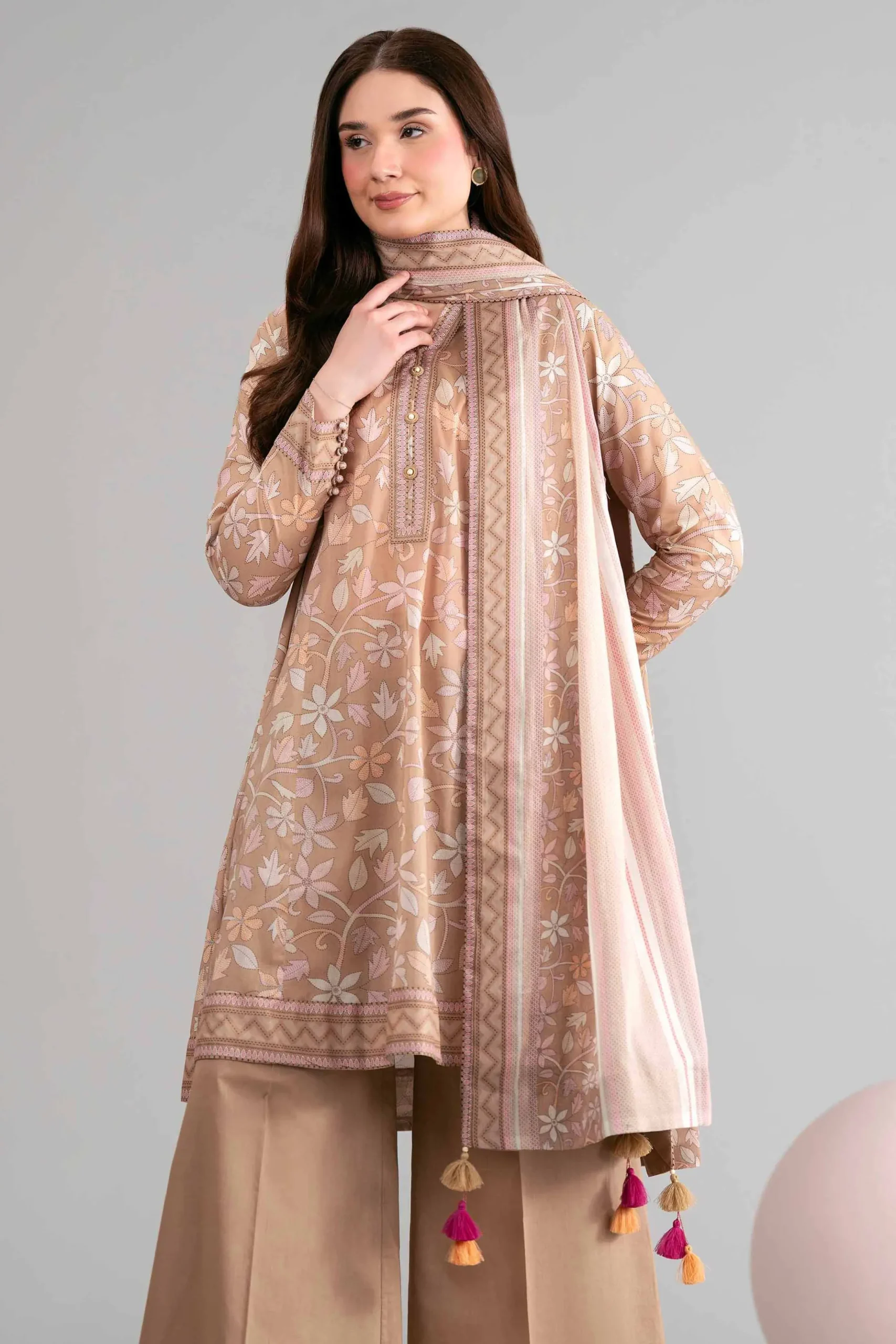 3 Piece - Printed Loose Fabric - 42602448