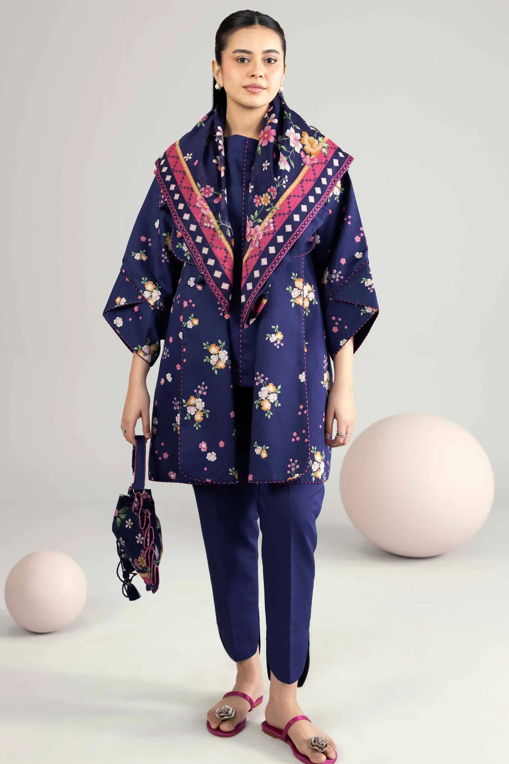 3 Piece - Printed Loose Fabric - 42602557