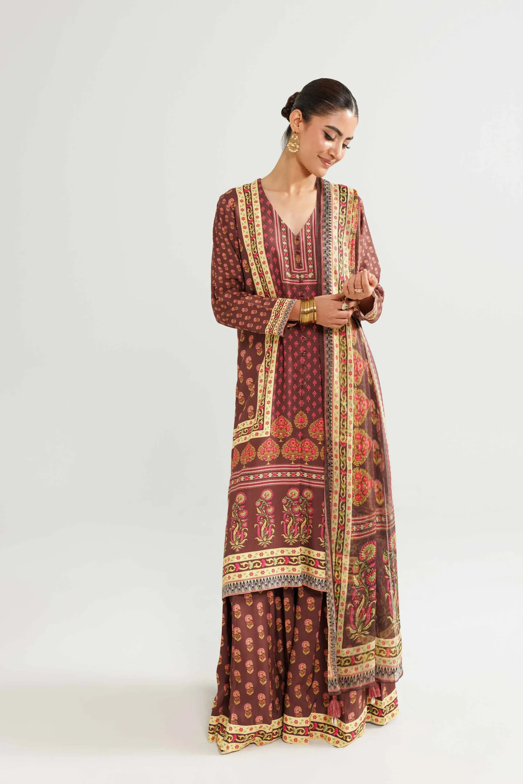 3 Piece - Printed Suit - 42519594
