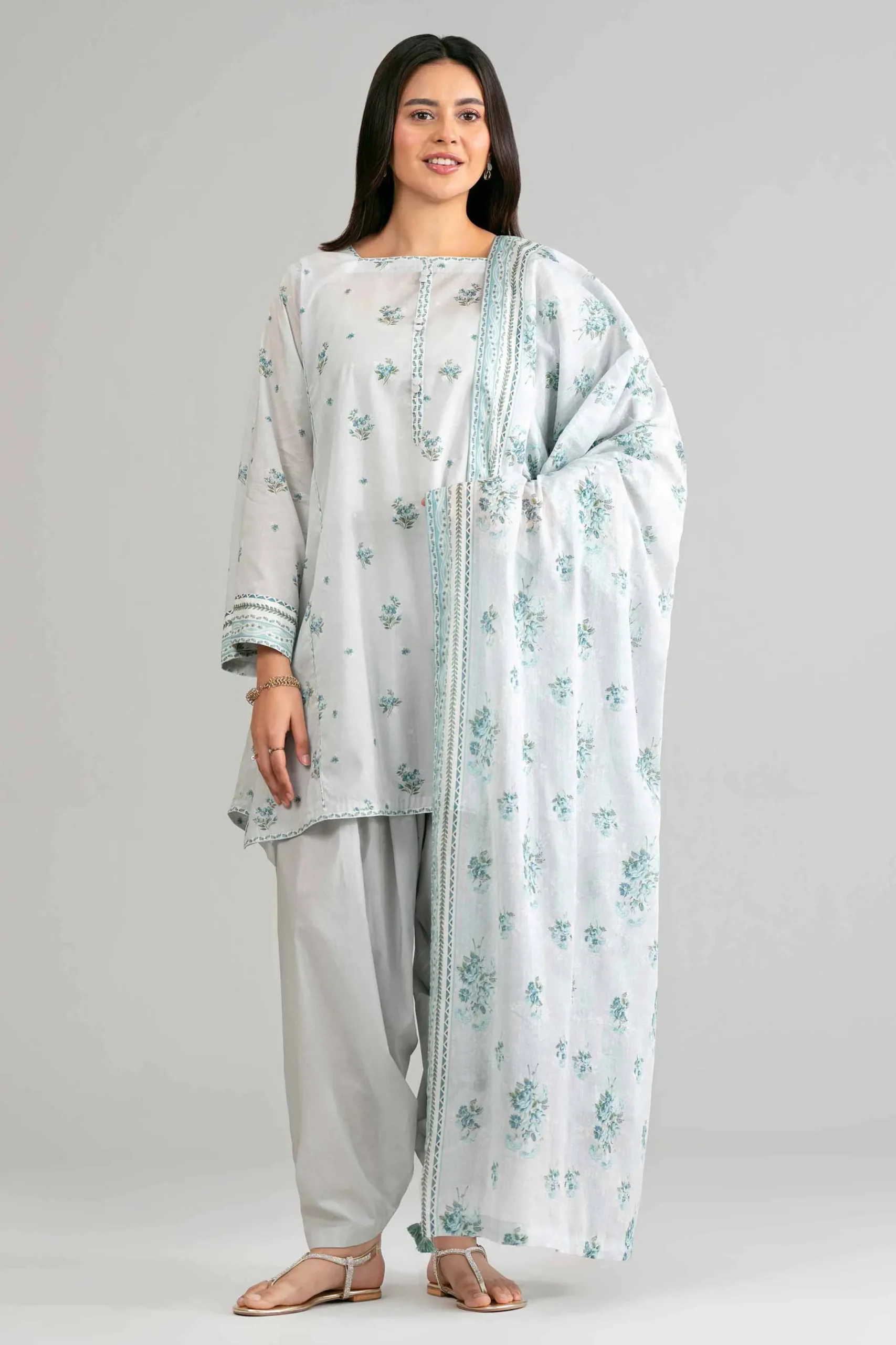 3 Piece - Printed Suit - 42601886